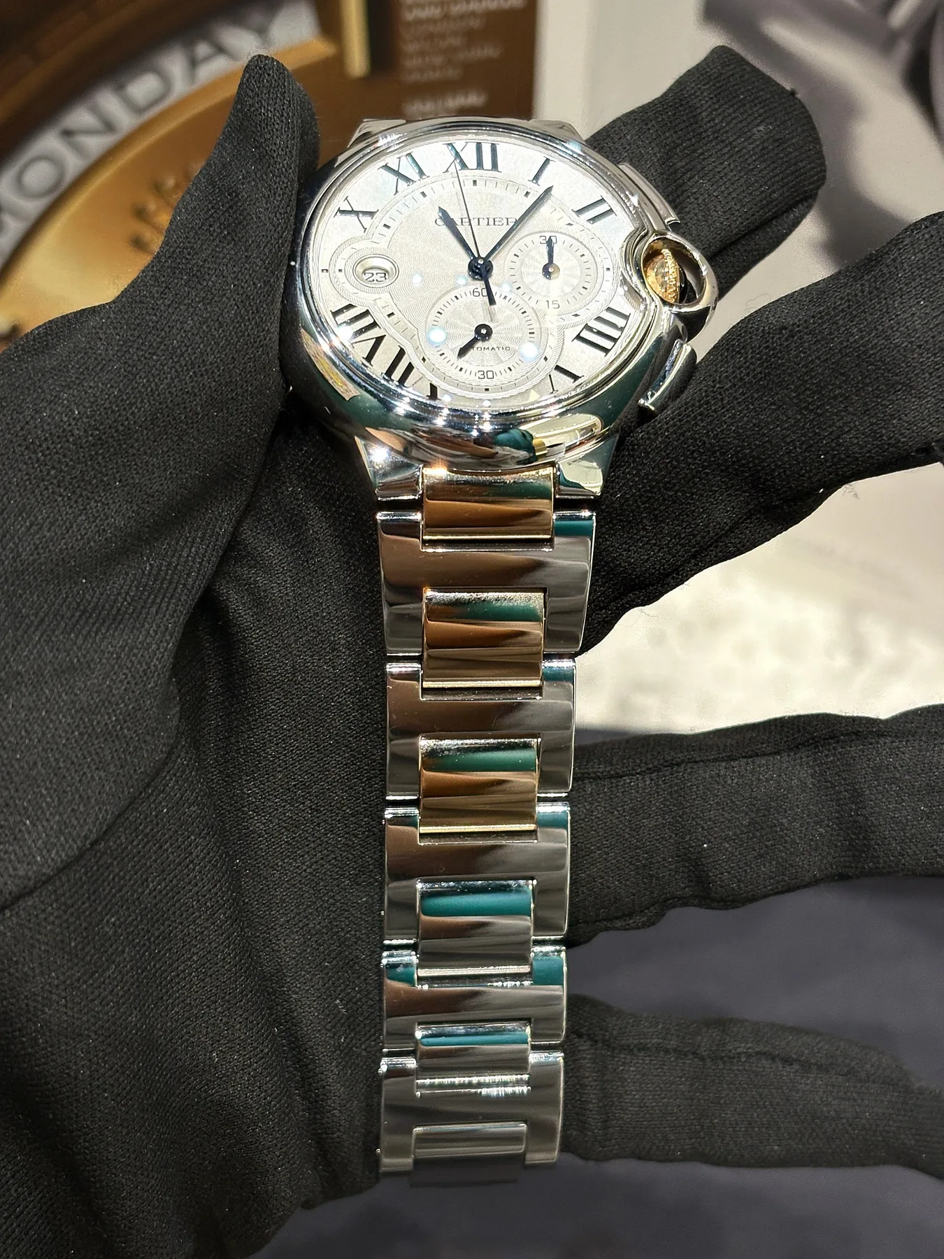 까르띠에 W6920063 발롱블루 콤비 크로노 44mm 2012 사진 6