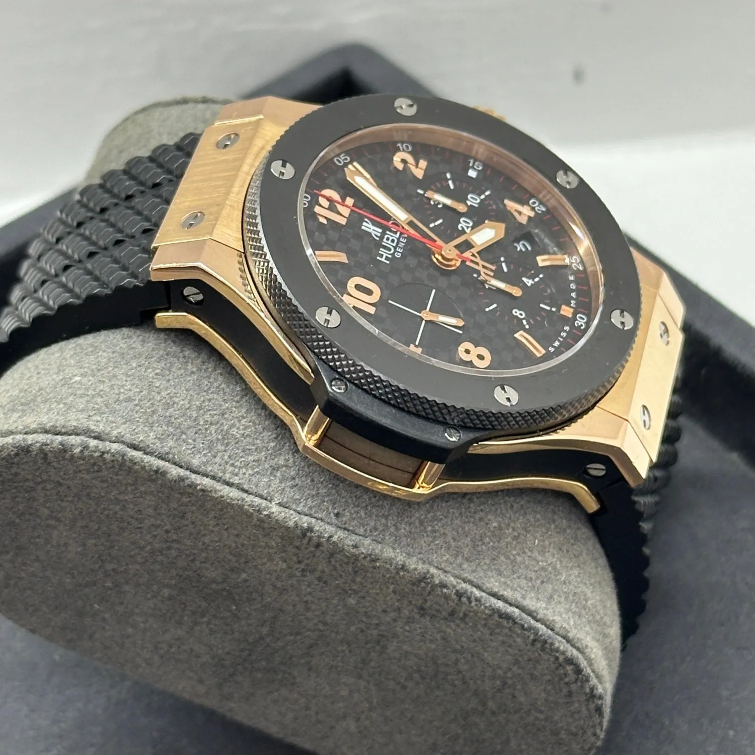 위블로 빅뱅 44mm 크로노 로즈골드 2019 사진 3