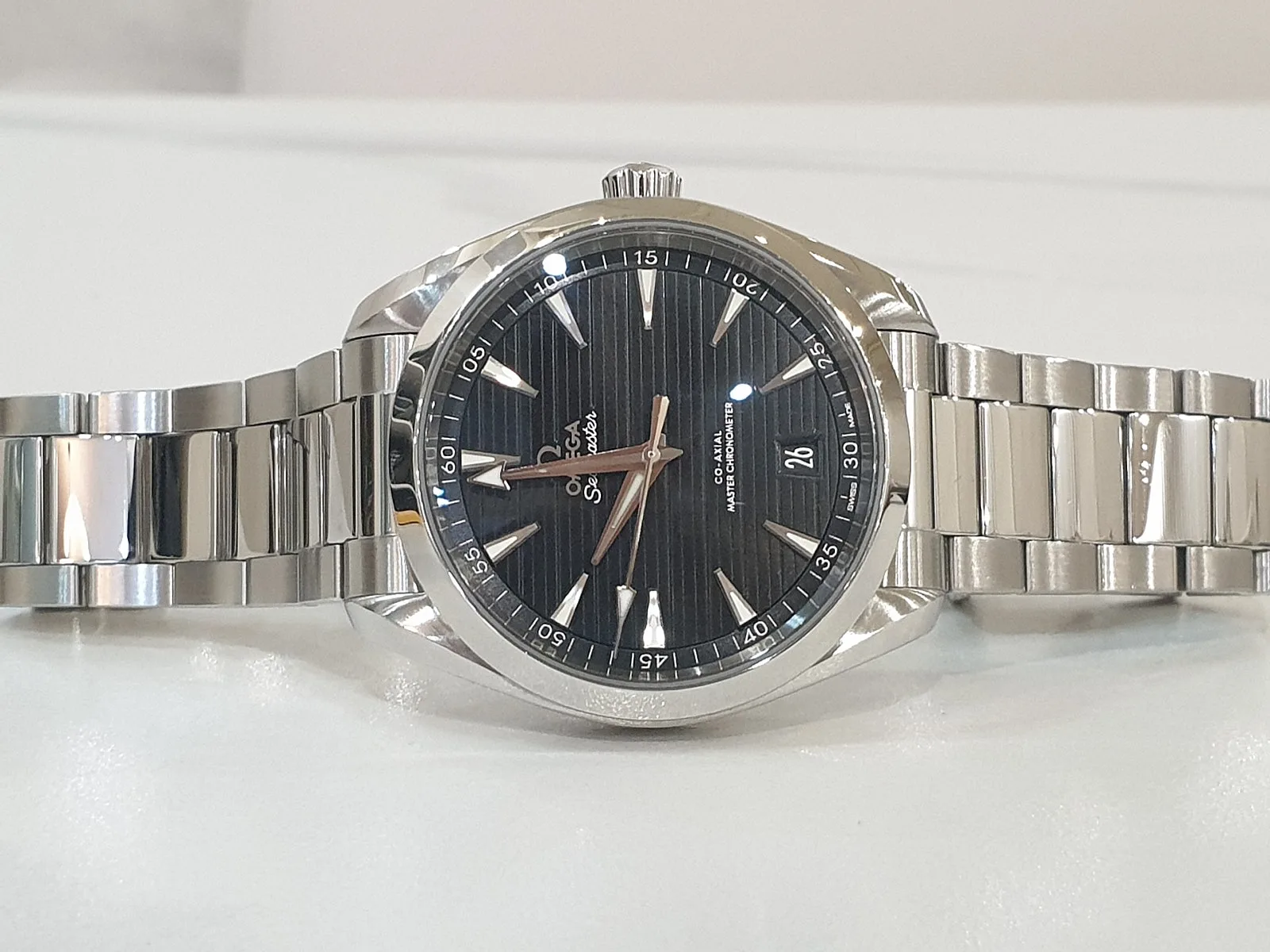 오메가 아쿠아테라 검판 41MM 가로 2021 사진 6