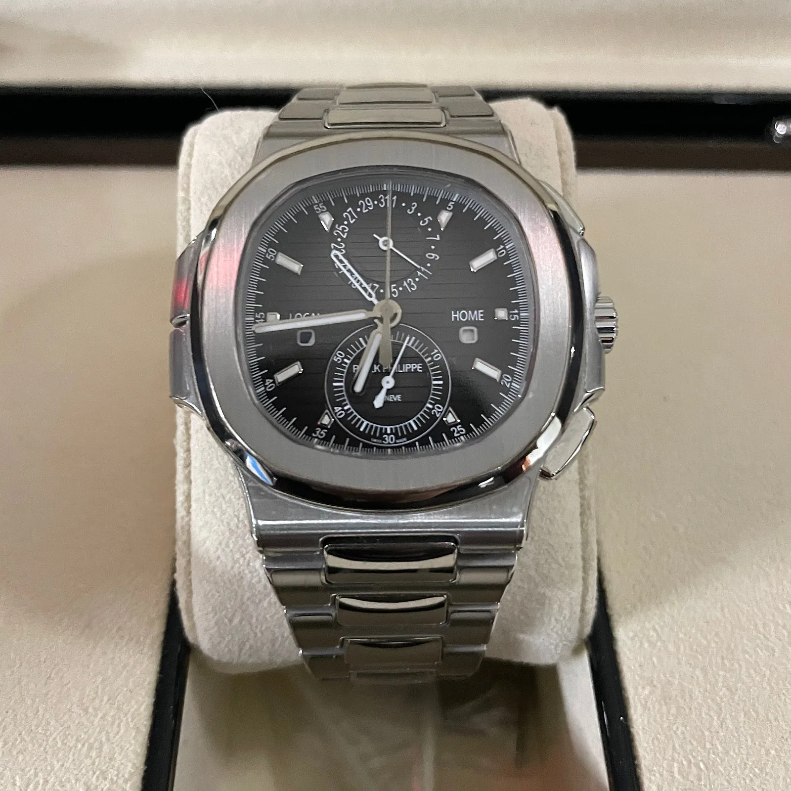 파텍필립 노틸러스 5990 크로노 스틸 신버클 신형 5990A 2022 사진 2
