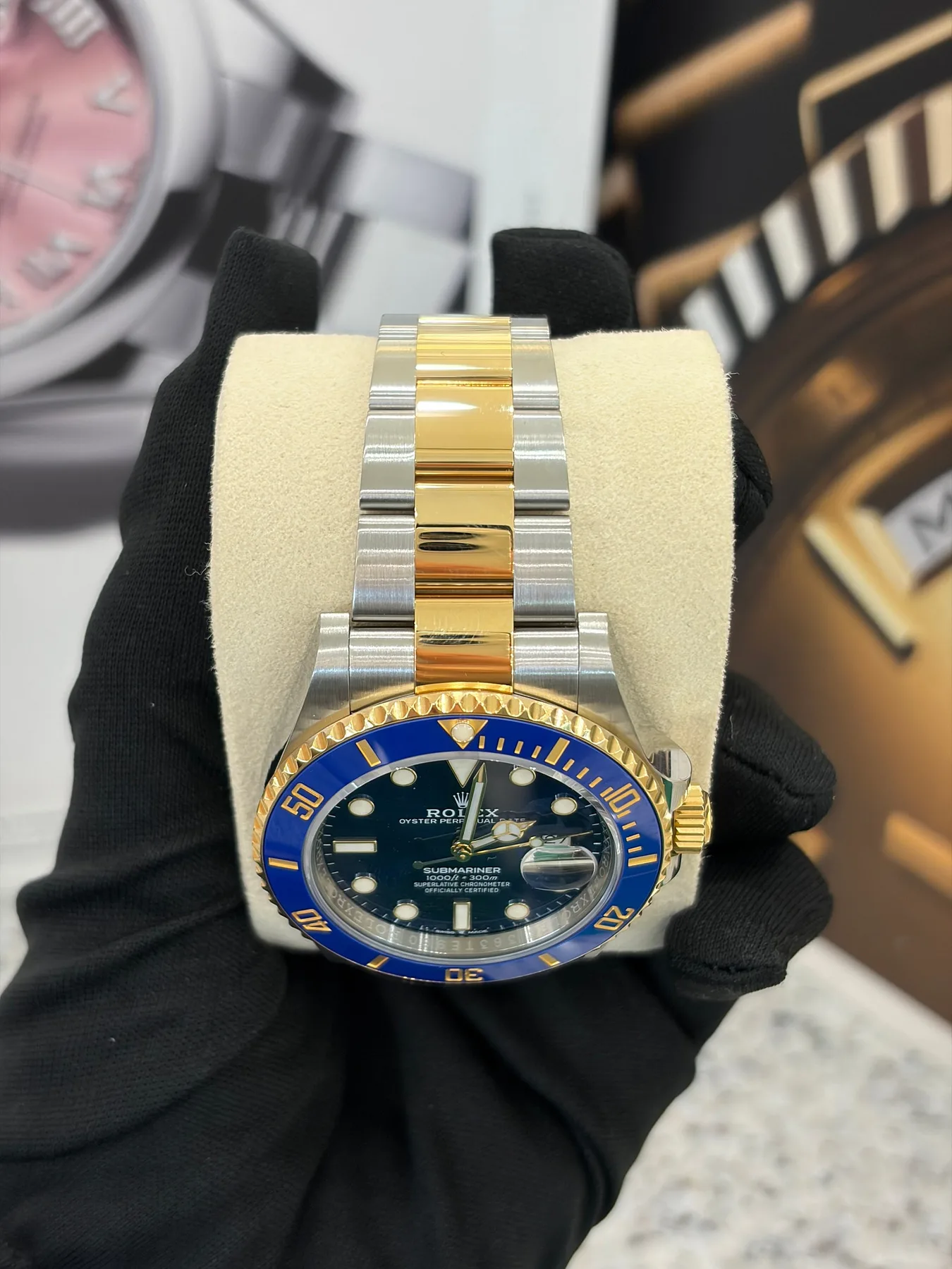 롤렉스 126613LB 서브마리너 콤비 오이스터 청판 41mm 2021 사진 5