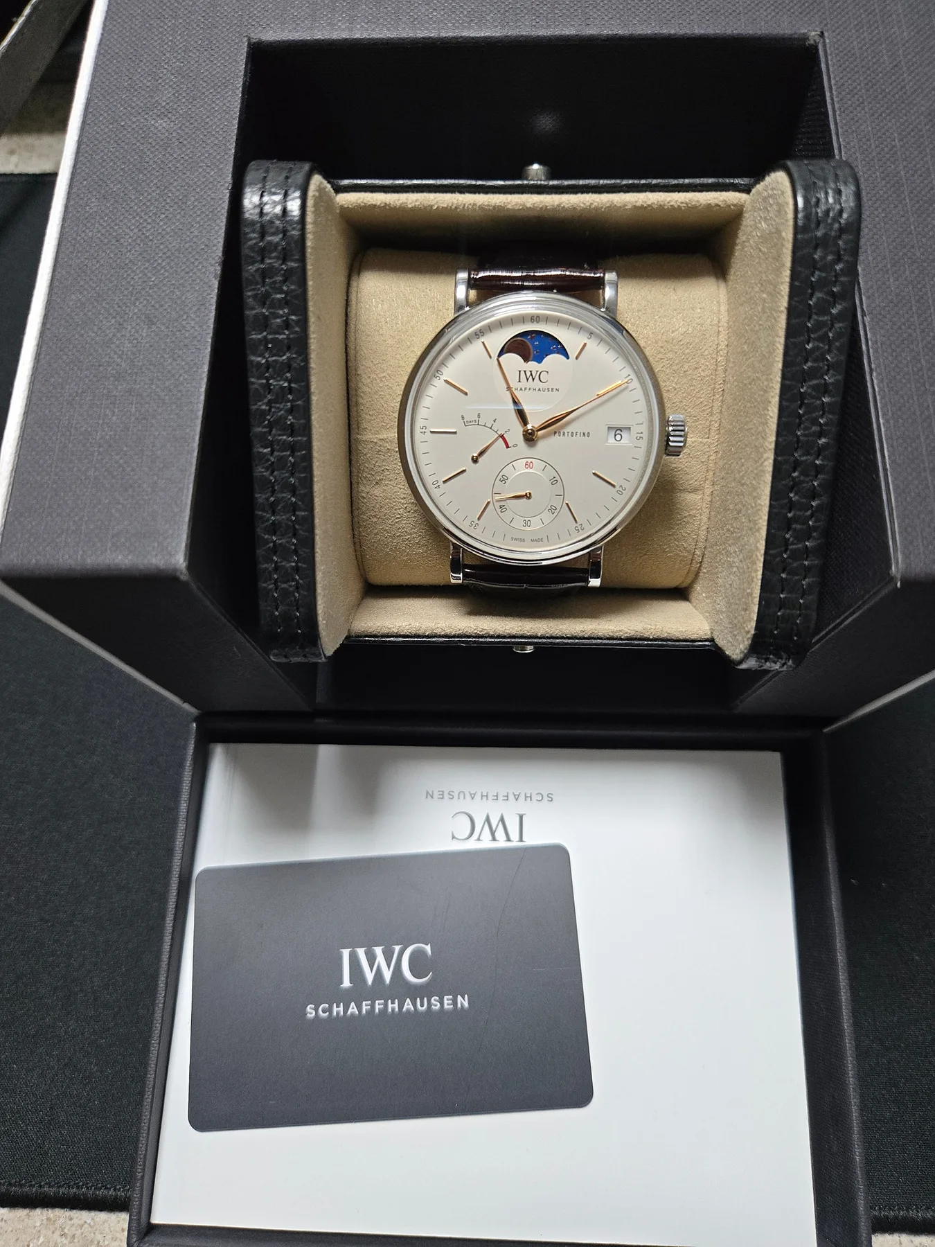 IWC 포르토피노 8 데이즈 문페이즈 45mm 2021 사진 1