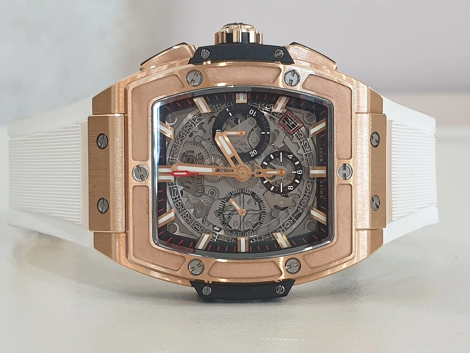 위블로 스피릿 오브 빅뱅 42MM 로즈골드 2023 사진 7