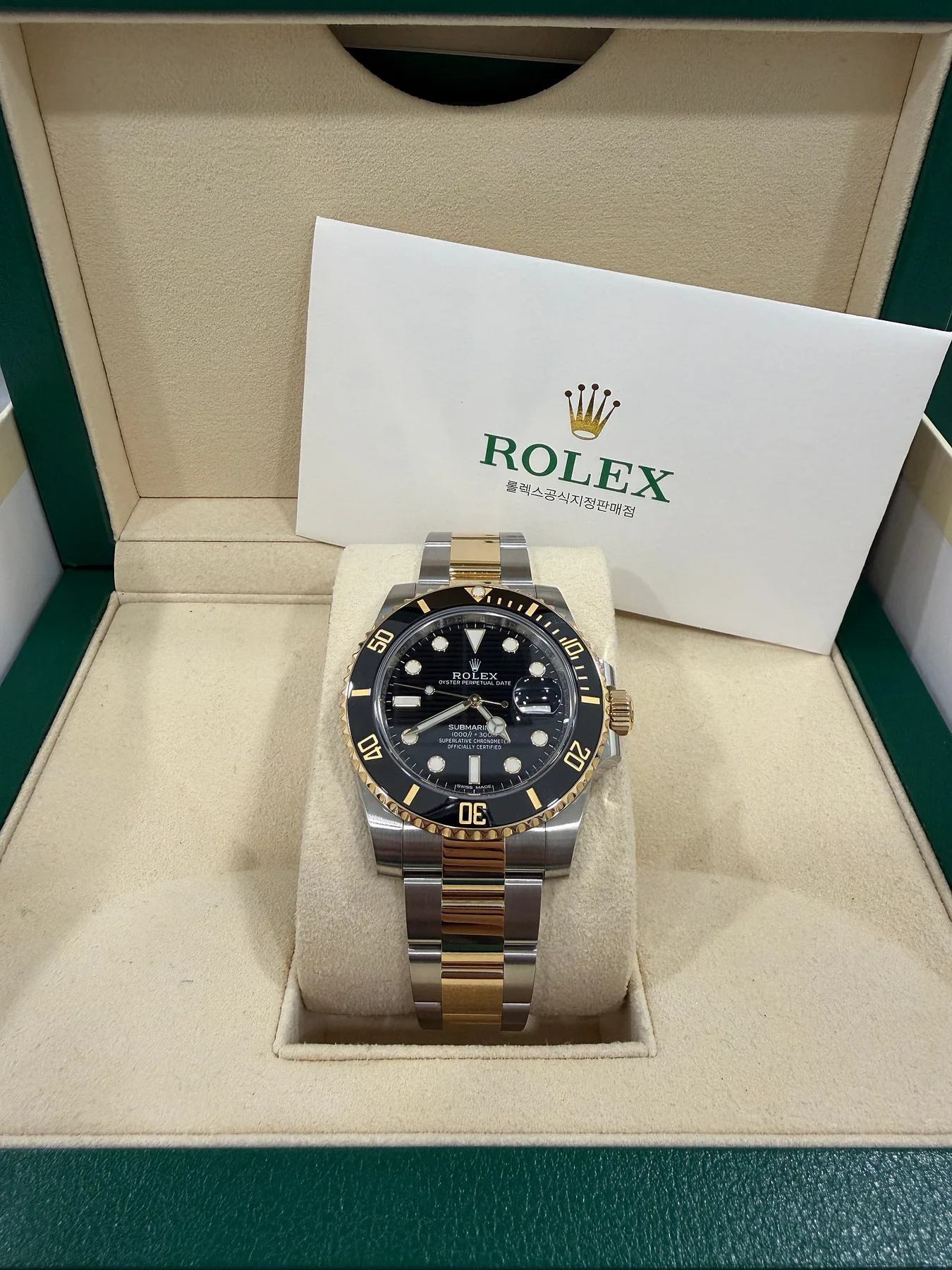 롤렉스 서브마리너 흑콤 40mm 116613 2020 사진 1