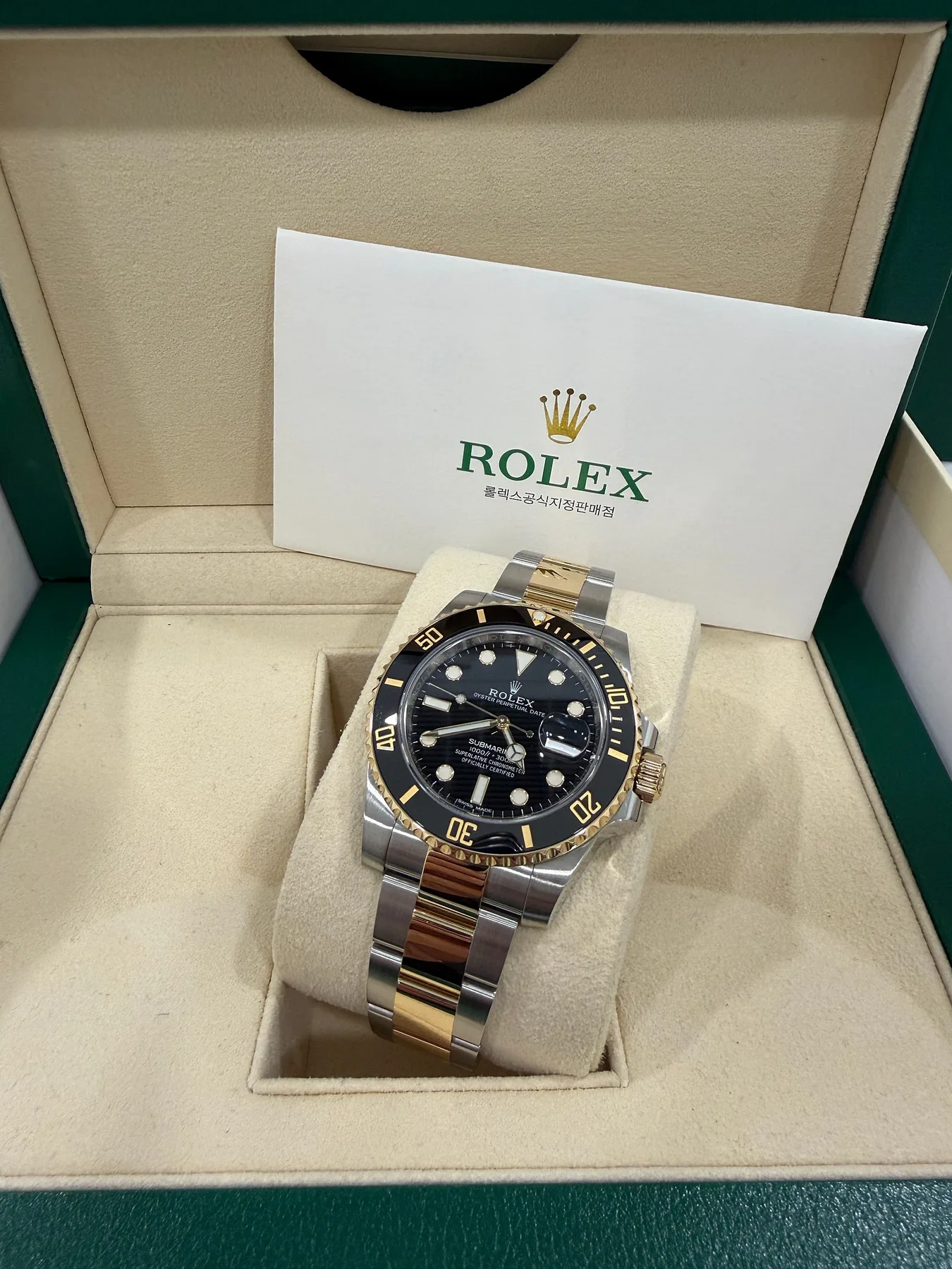 롤렉스 서브마리너 흑콤 40mm 116613 2020 사진 2