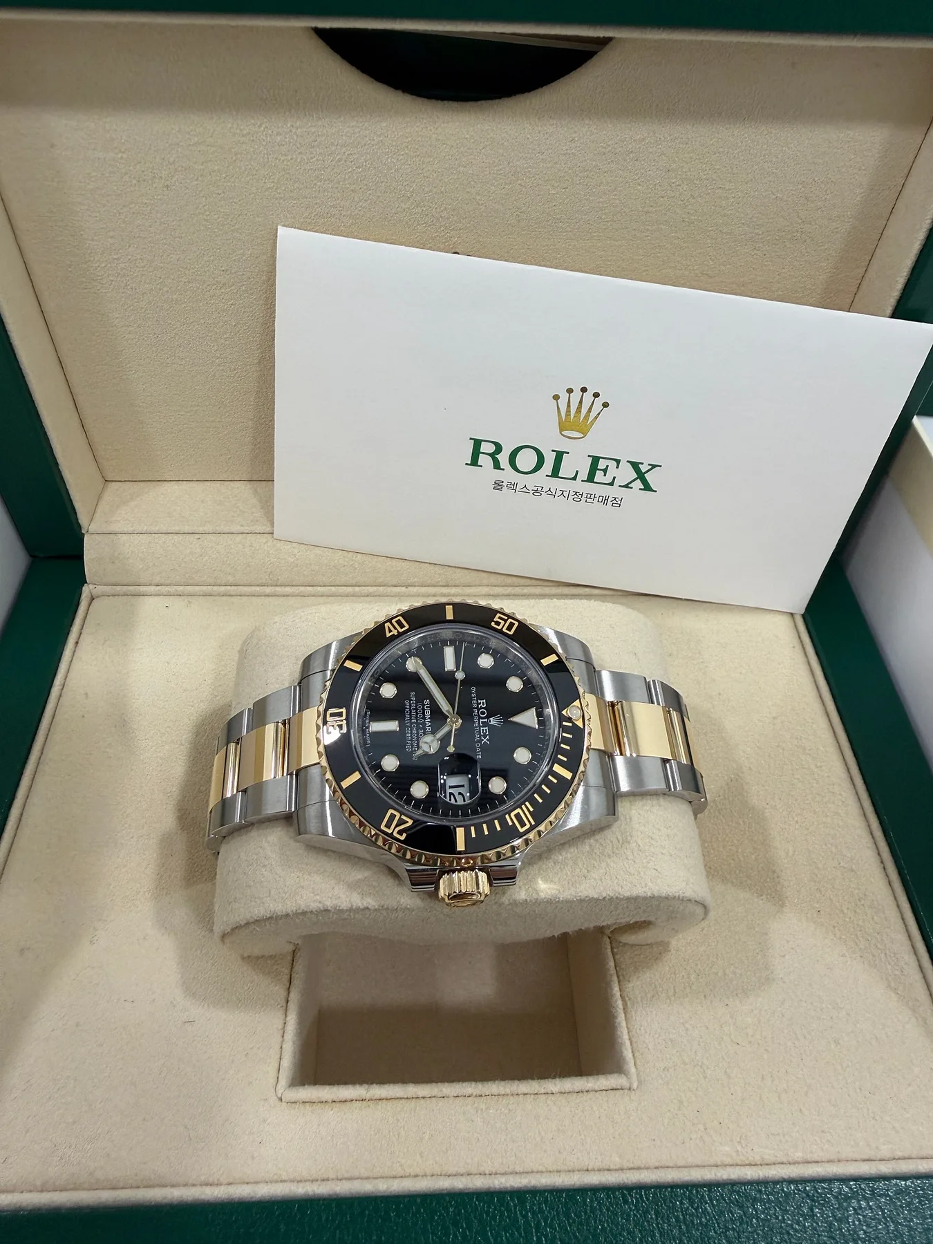 롤렉스 서브마리너 흑콤 40mm 116613 2020 사진 3