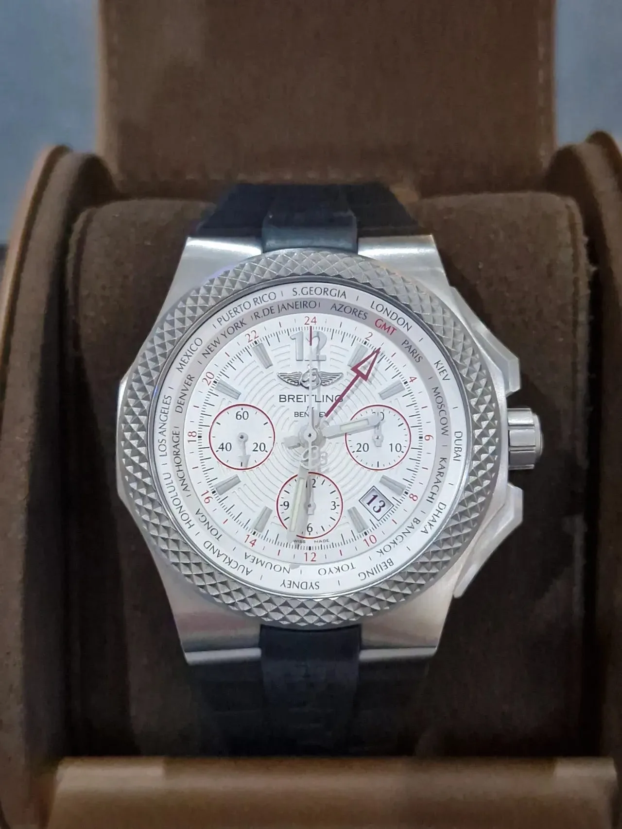 브라이틀링 포벤틀리 GMT 라이트바디 티타늄 45mm EB0433 2021 사진 1