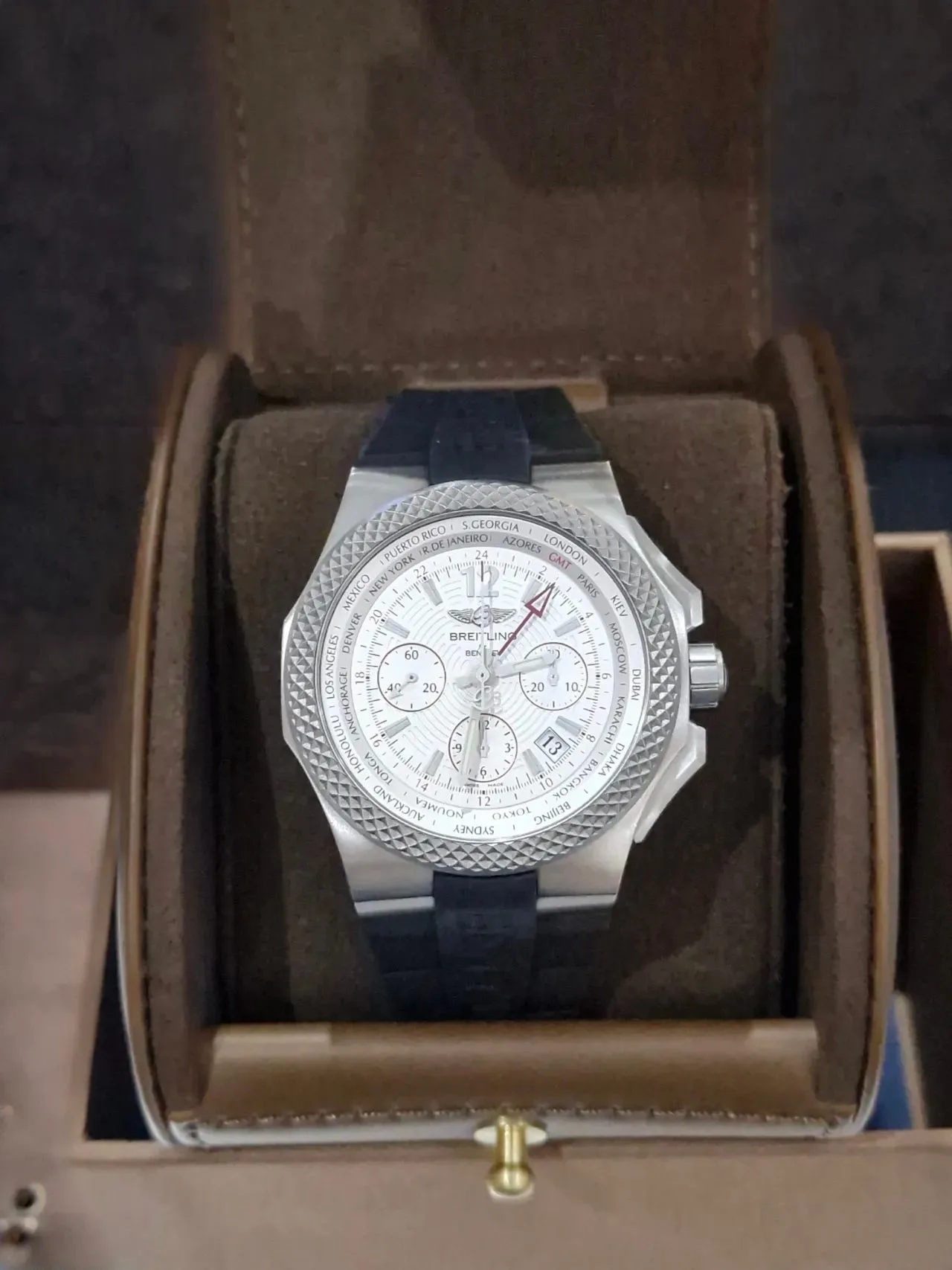 브라이틀링 포벤틀리 GMT 라이트바디 티타늄 45mm EB0433 2021 사진 2