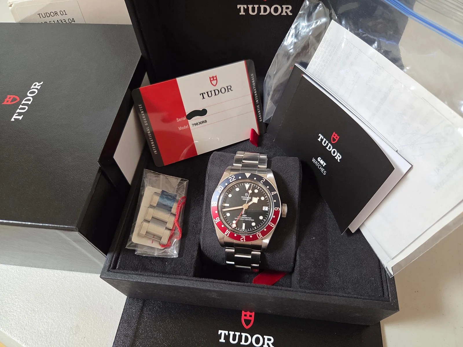 튜더 블랙베이 GMT 41mm 스틸 펩시 베젤 블랙다이얼 2019