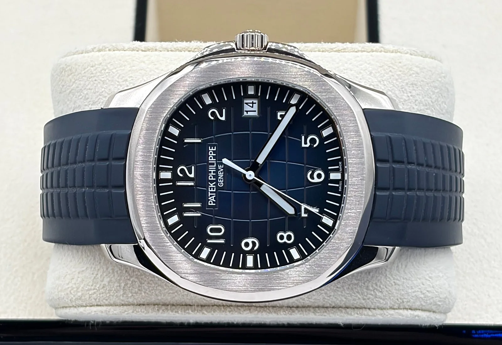 파텍필립 아쿠아넛 5168G-001 화이트골드 블루 다이얼 2022 사진 3