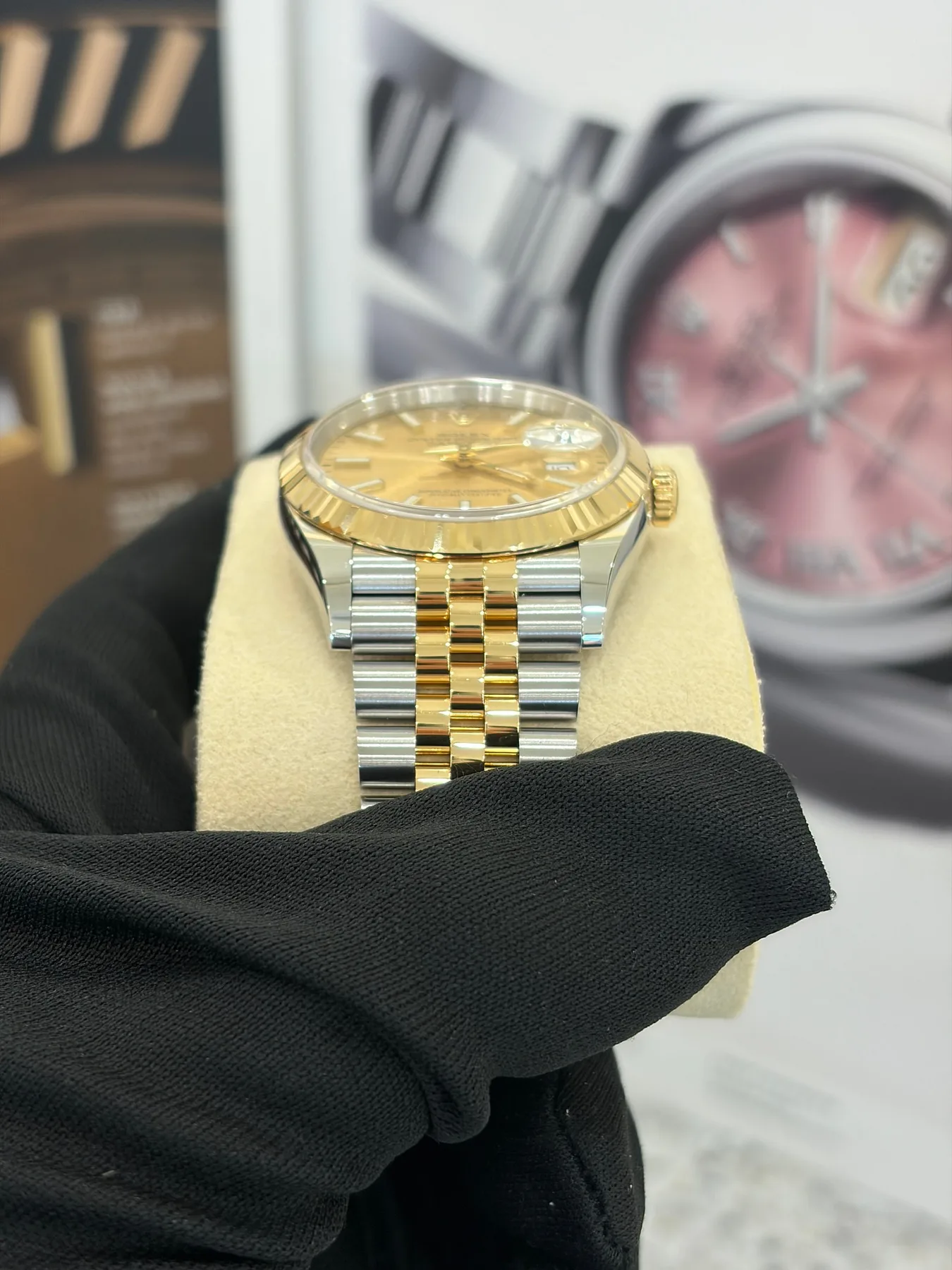 롤렉스 126233 데이저스트 콤비 쥬빌레 샴페인 인덱스 36mm 2019 사진 5