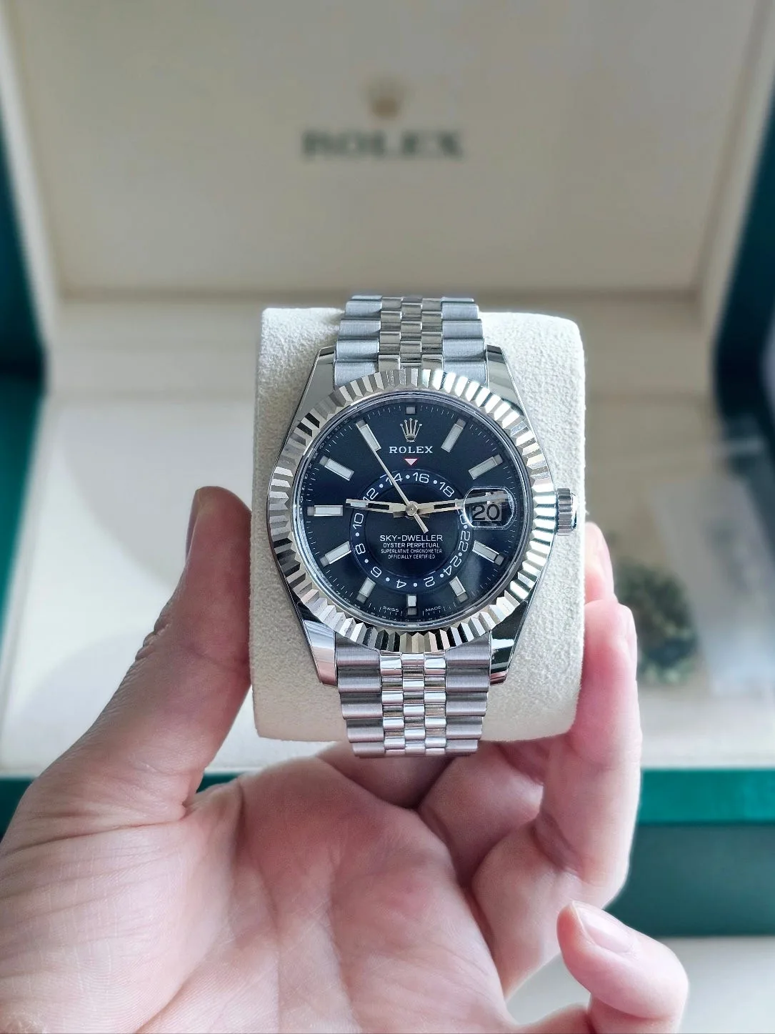 롤렉스 오이스터 퍼페추얼 데이데이저스트 326934 청판 42mm 2023 사진 3