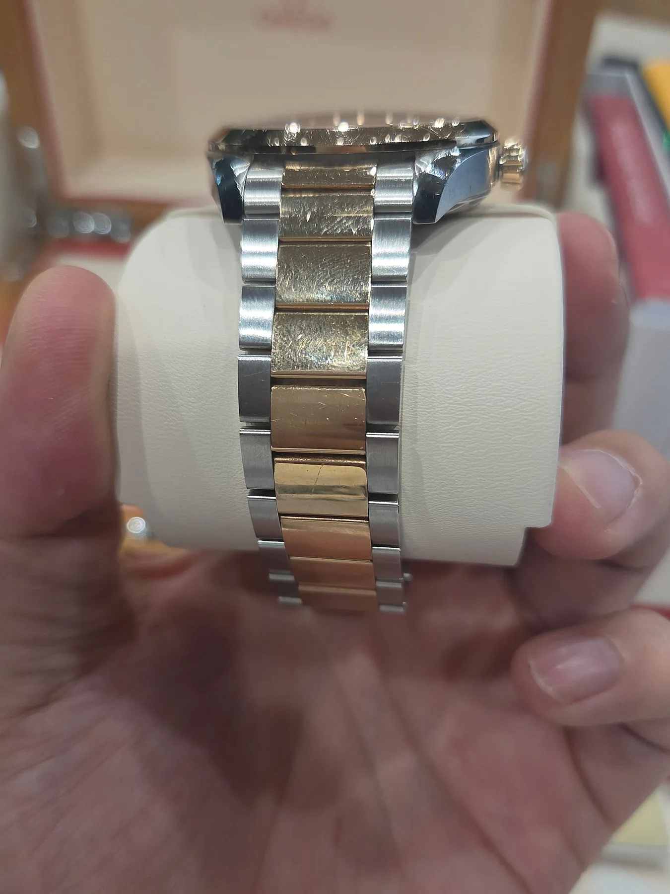 오메가 씨마스터 아쿠아테라 세드나 골드 콤비 41mm 2022 사진 4