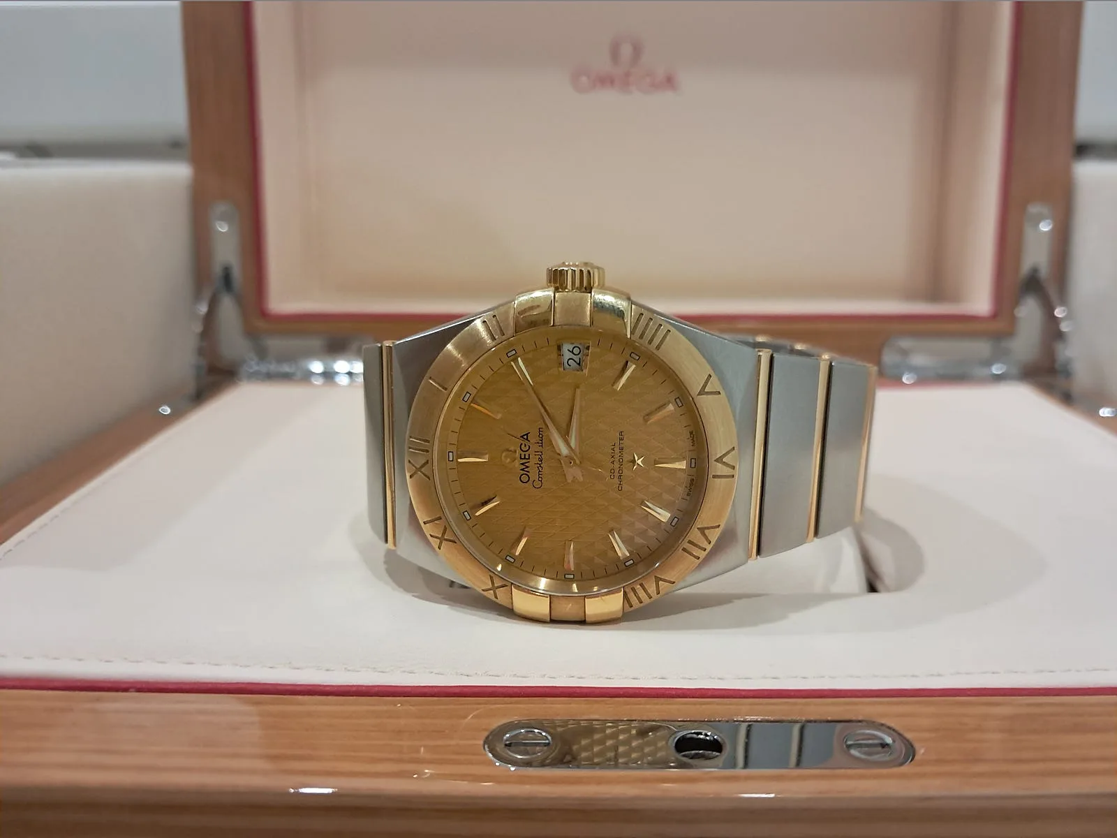 오메가 컨스틸레이션 18k gold 콤비 사진 5