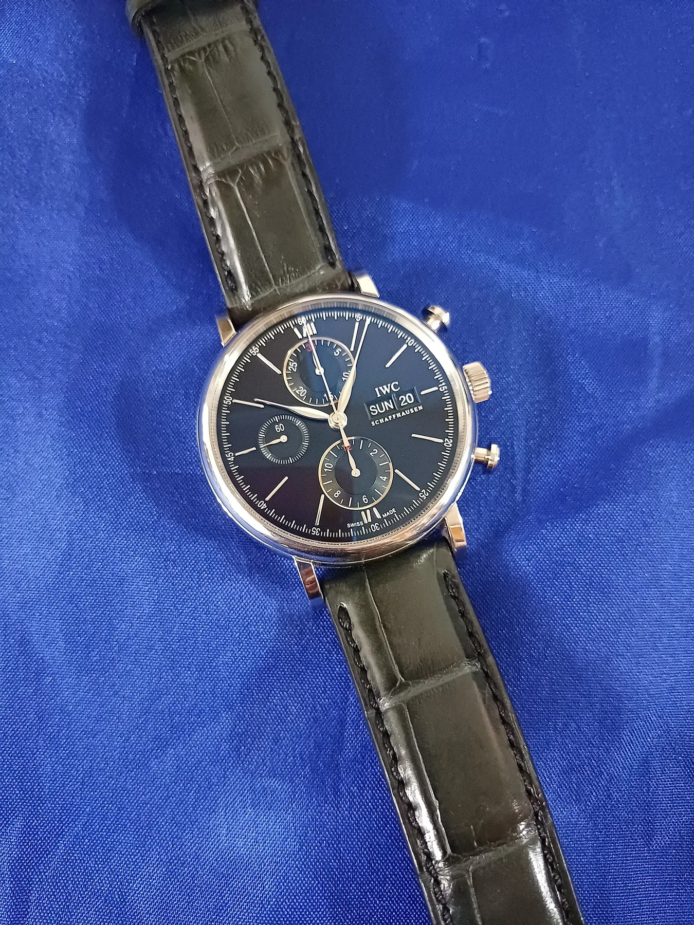 IWC 포르토피노 크로노 검판 42mm 2024 사진 2