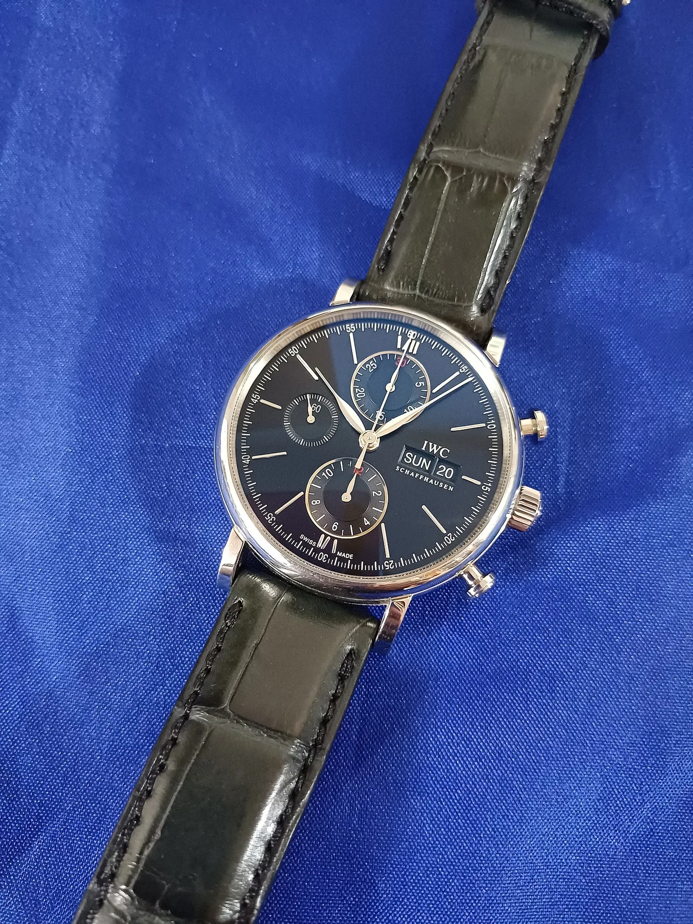 IWC 포르토피노 크로노 검판 42mm 2024 사진 3