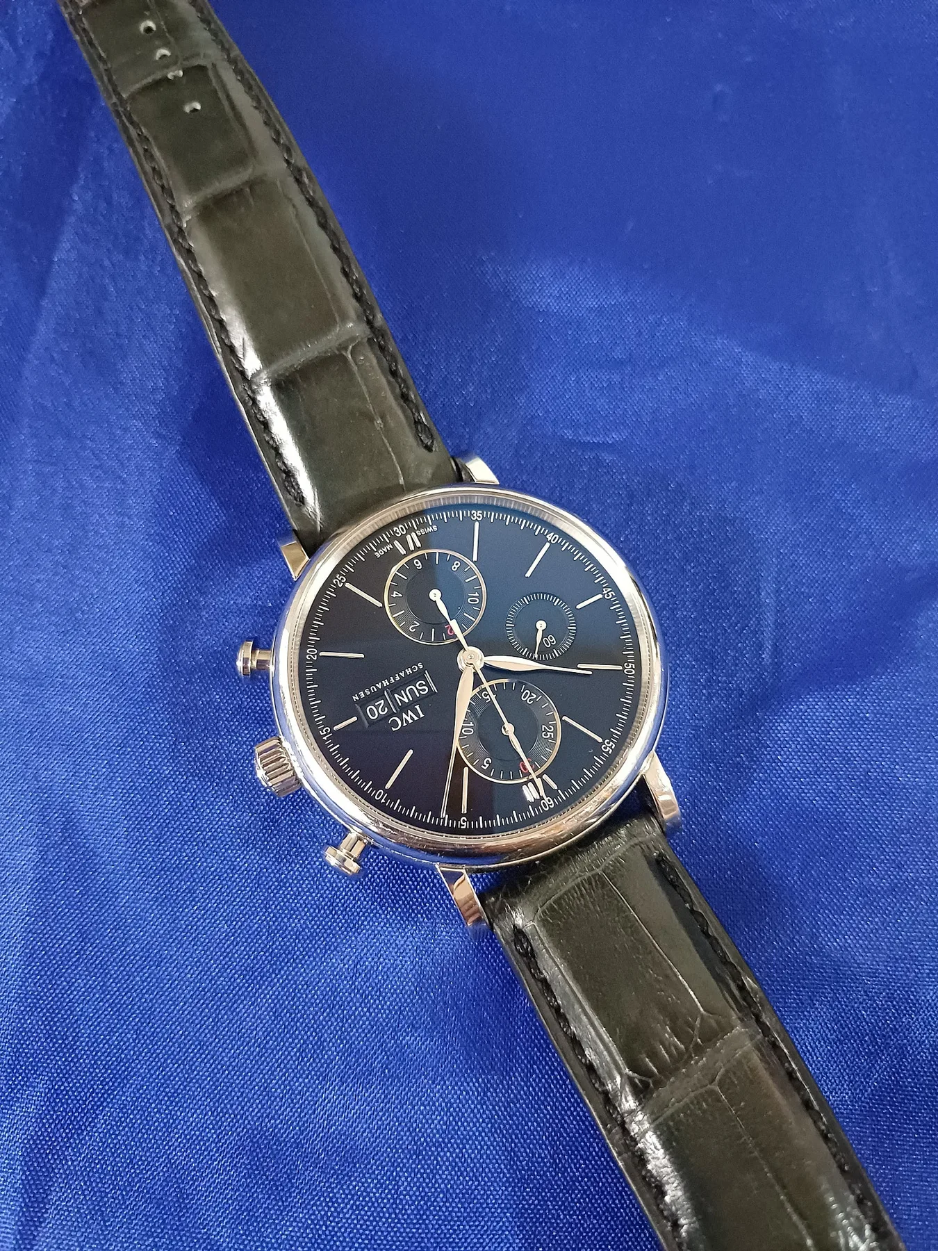 IWC 포르토피노 크로노 검판 42mm 2024 사진 4