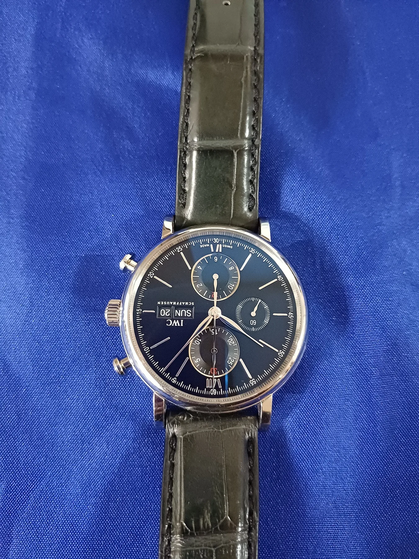 IWC 포르토피노 크로노 검판 42mm 2024 사진 5