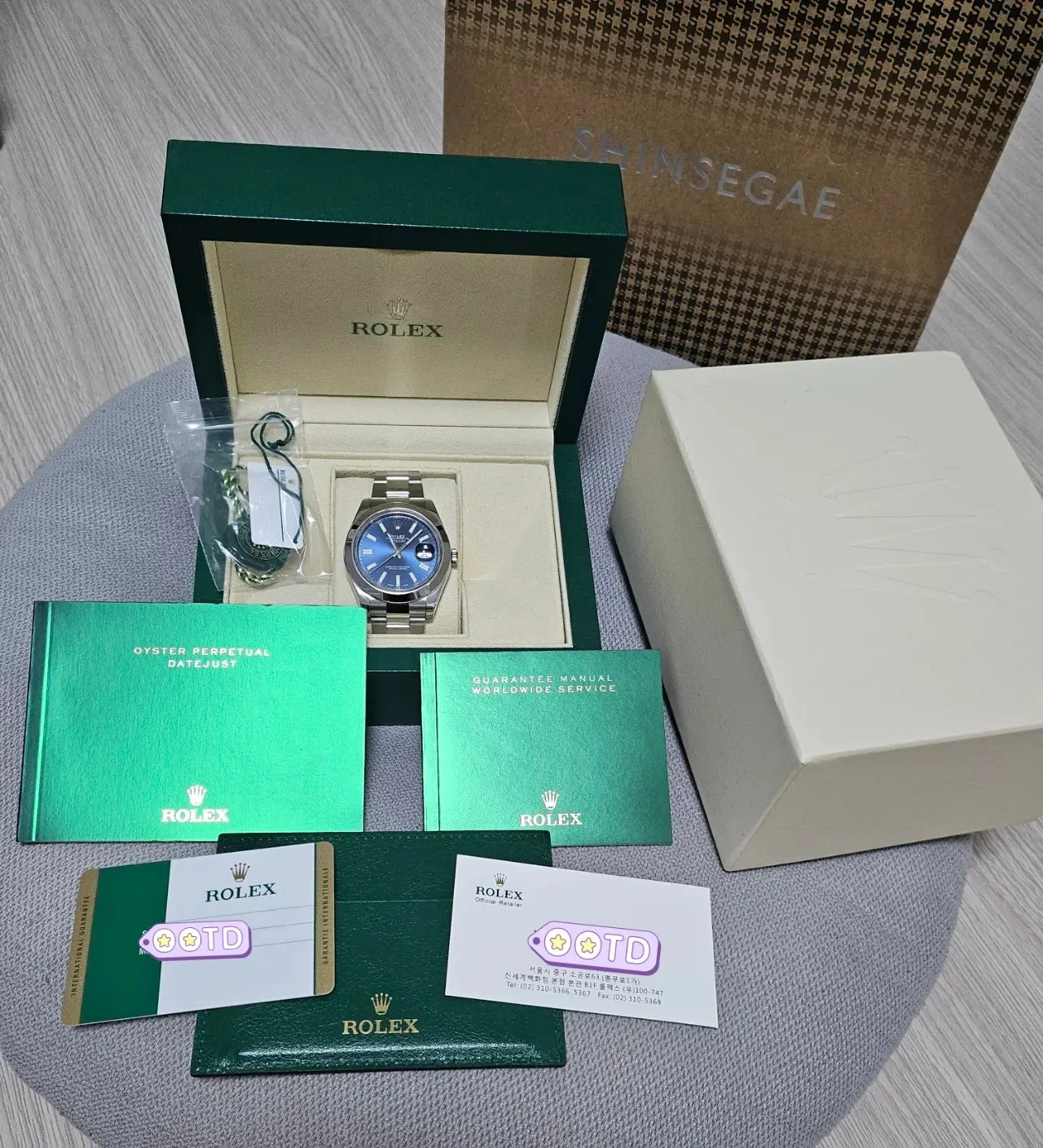 롤렉스 116300 데이저스트 41mm 청판다이얼 2016 사진 1
