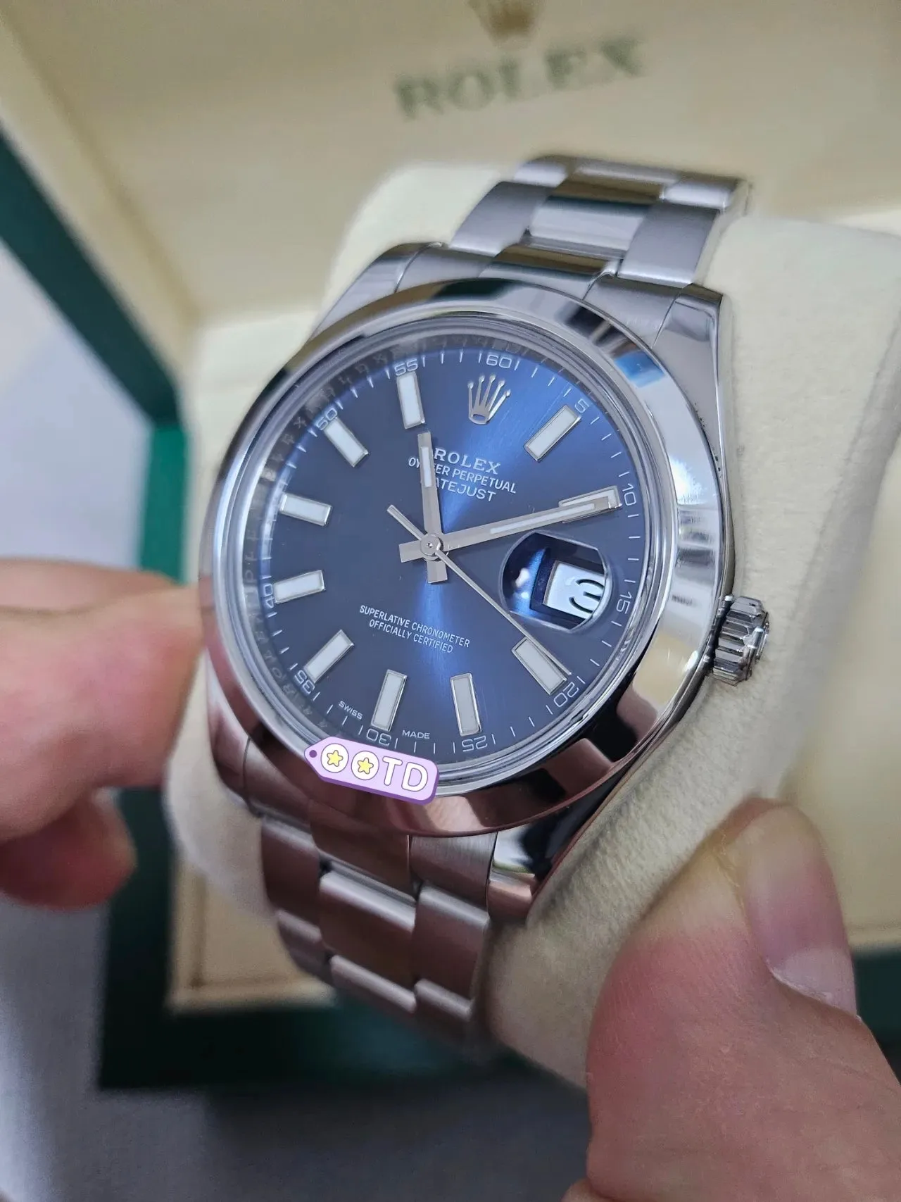 롤렉스 116300 데이저스트 41mm 청판다이얼 2016 사진 3
