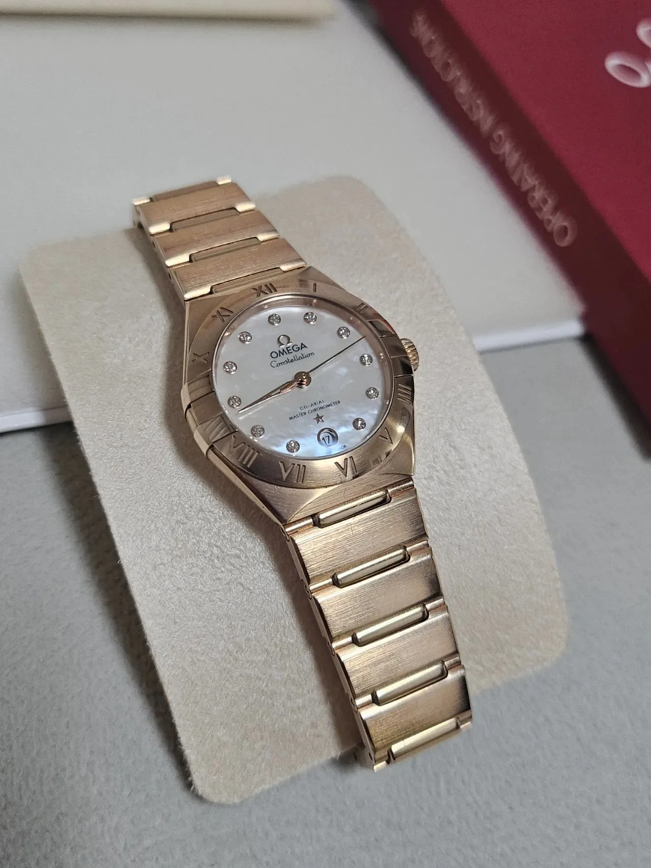 오메가 컨스틸레이션 29mm 핑크골드 2023 사진 3