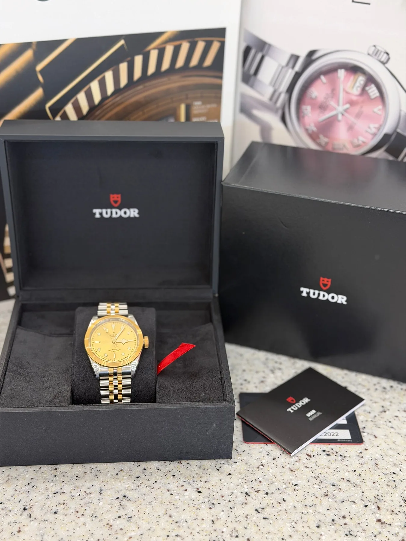 튜더 79543 블랙베이 콤비 샴페인 41mm 2022 사진 1