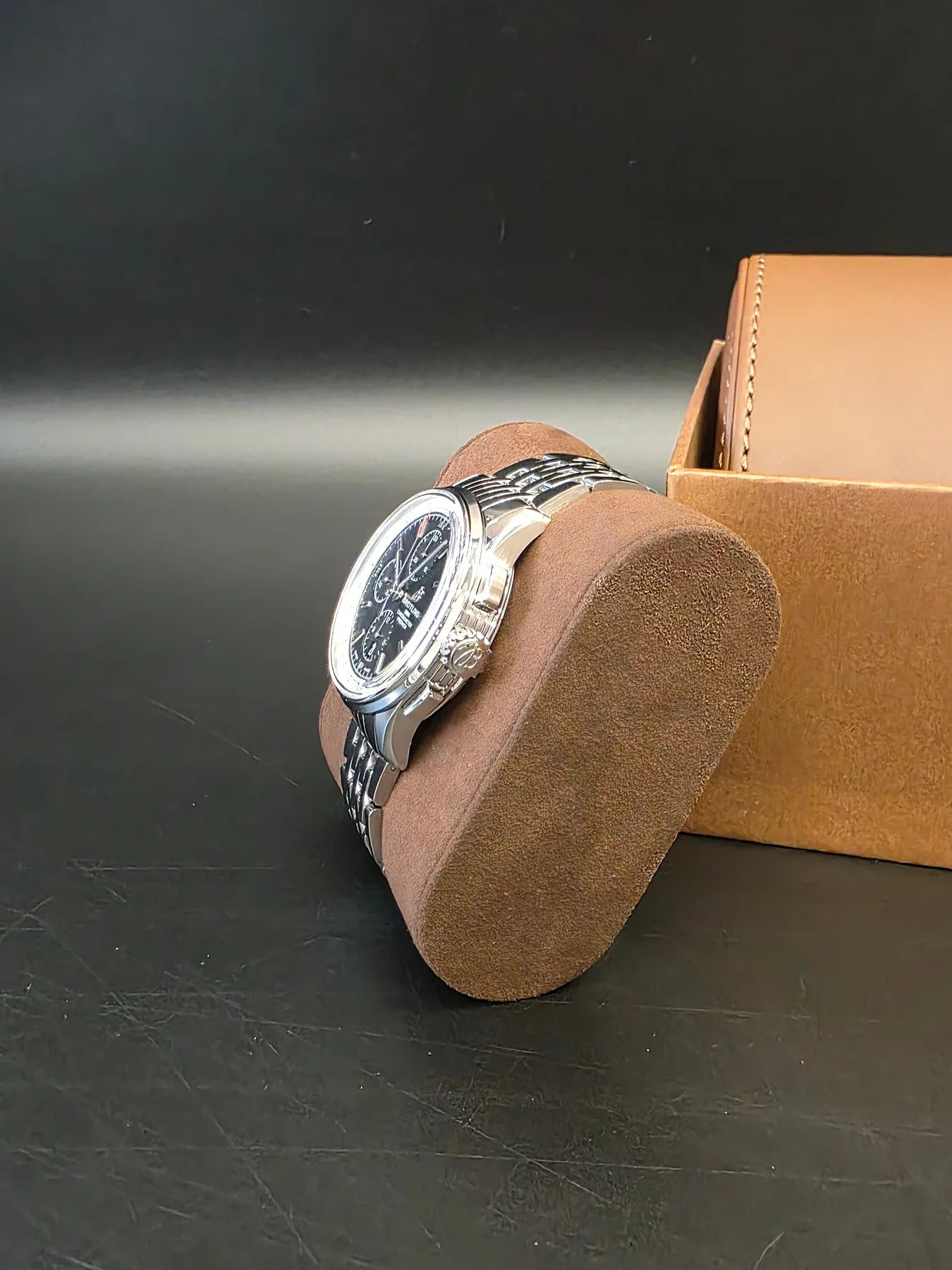 브라이틀링 프리미에르 크로노그래프 42mm 검판 스틸 2020 사진 4