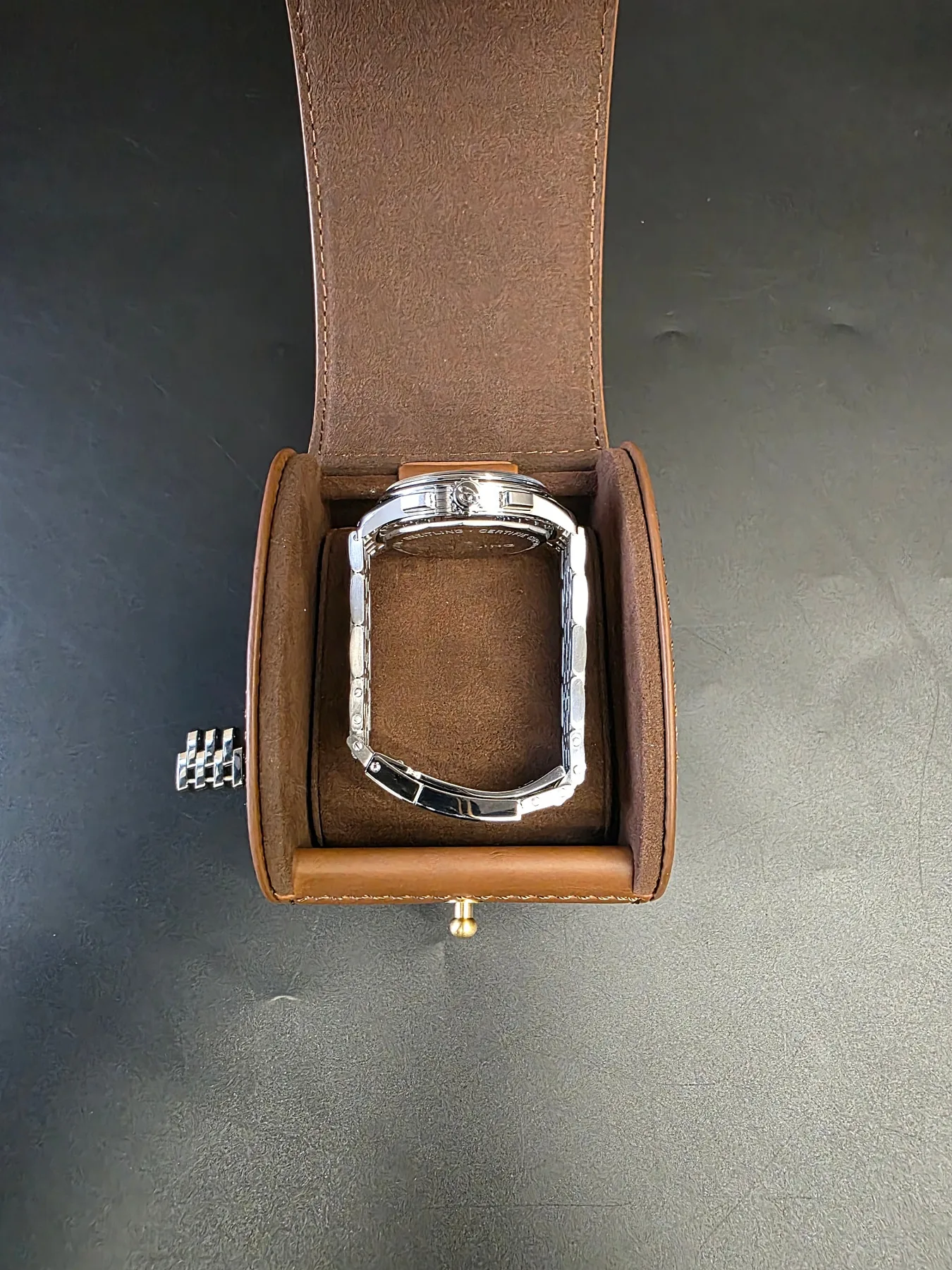 브라이틀링 프리미에르 크로노그래프 42mm 검판 스틸 2020 사진 6