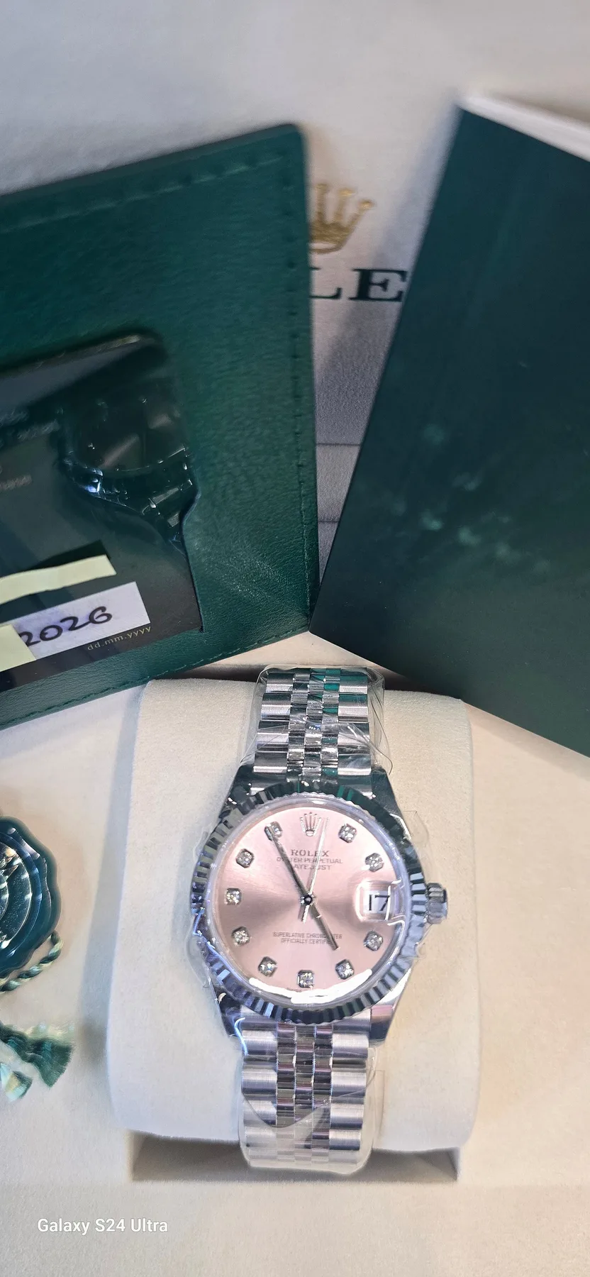 롤렉스 데이저스트 핑크판 31mm 2026 사진 2