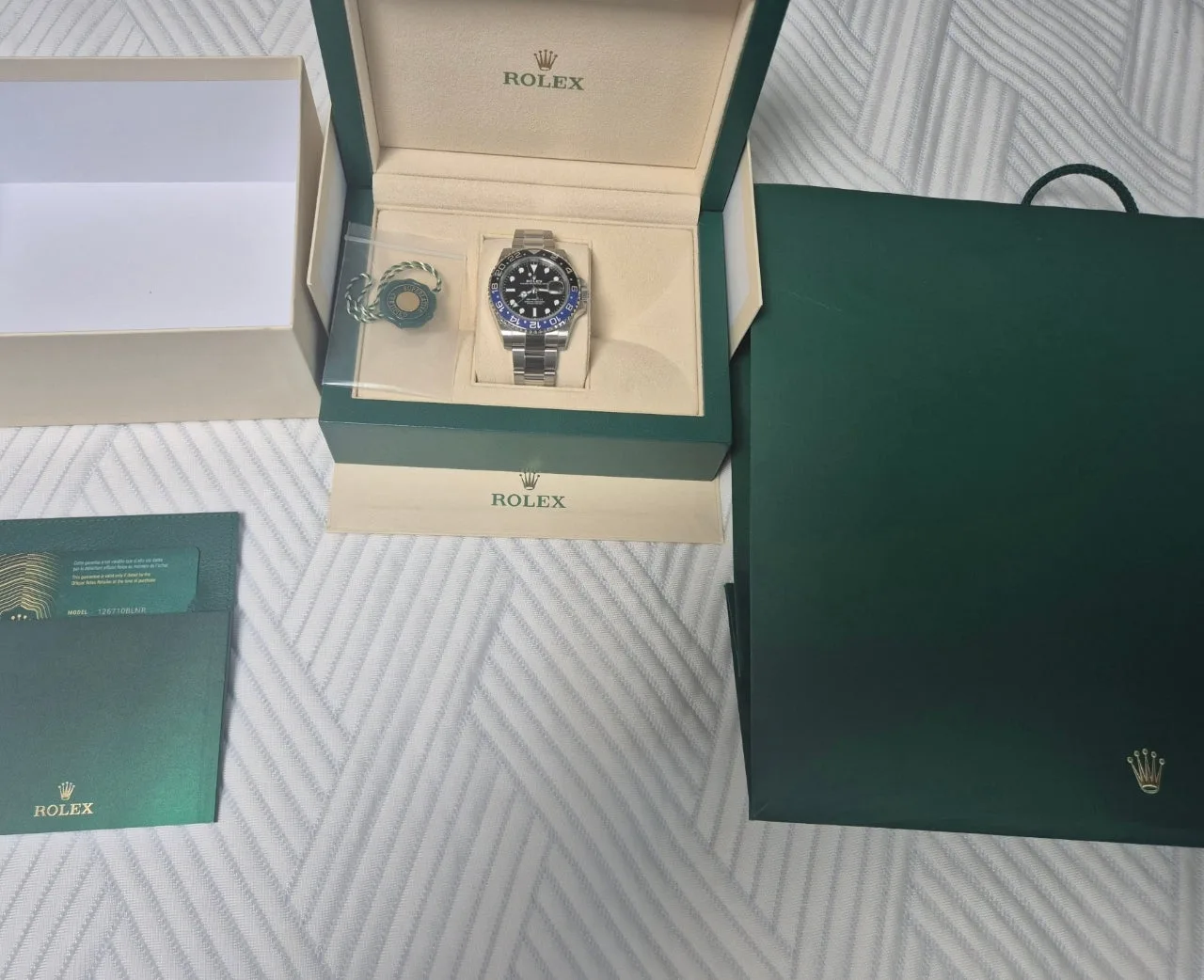 롤렉스 GMTMASTER2 배트맨 126710BLNR 2024 사진 1