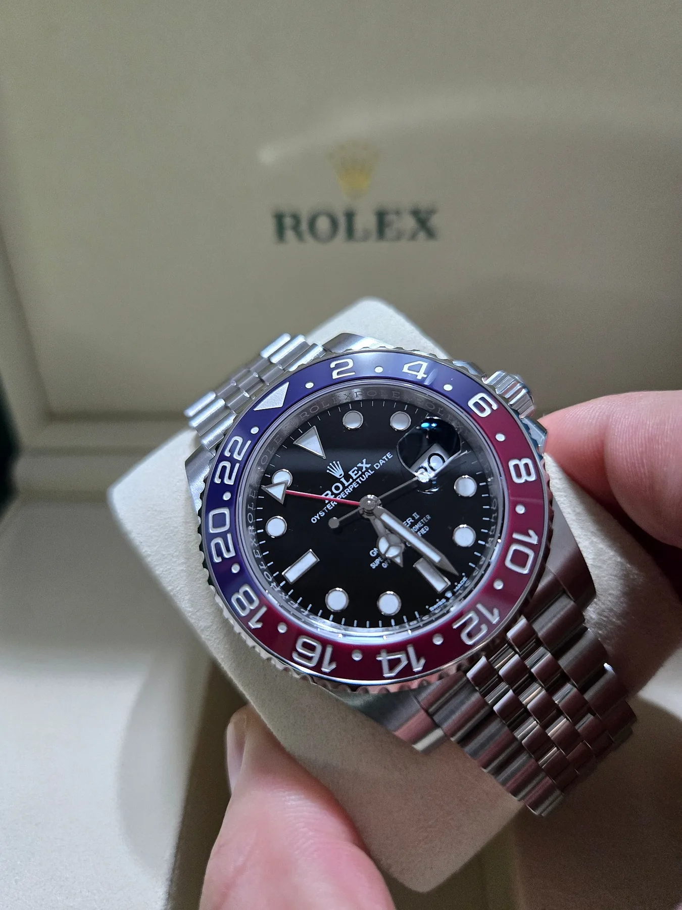 롤렉스 GMT MASTER 2 펩시걸 126710BLRO 2026 사진 2