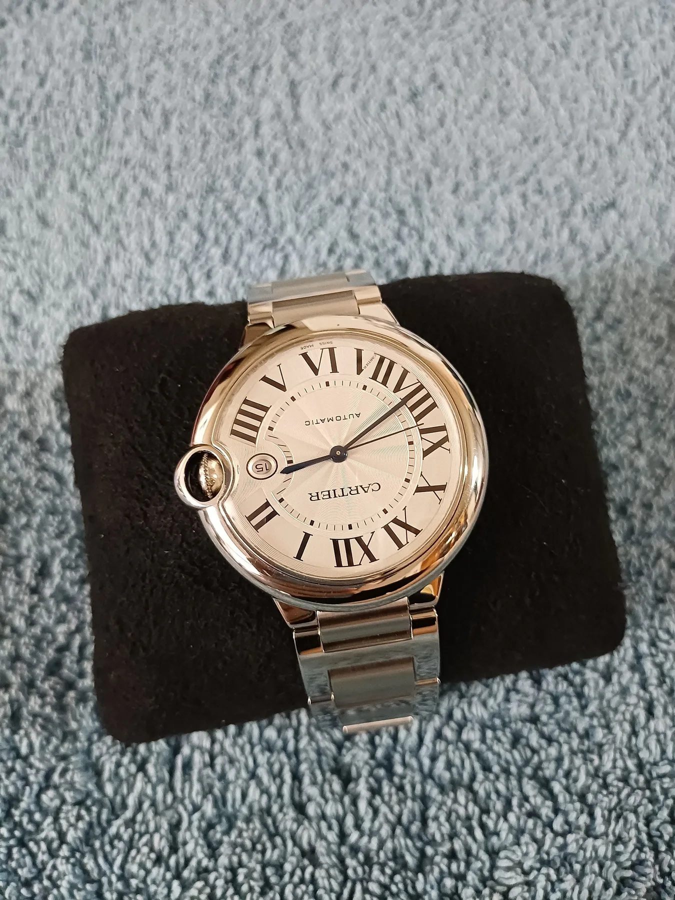 까르띠에 발롱블루 흰판 42mm 2024 사진 4