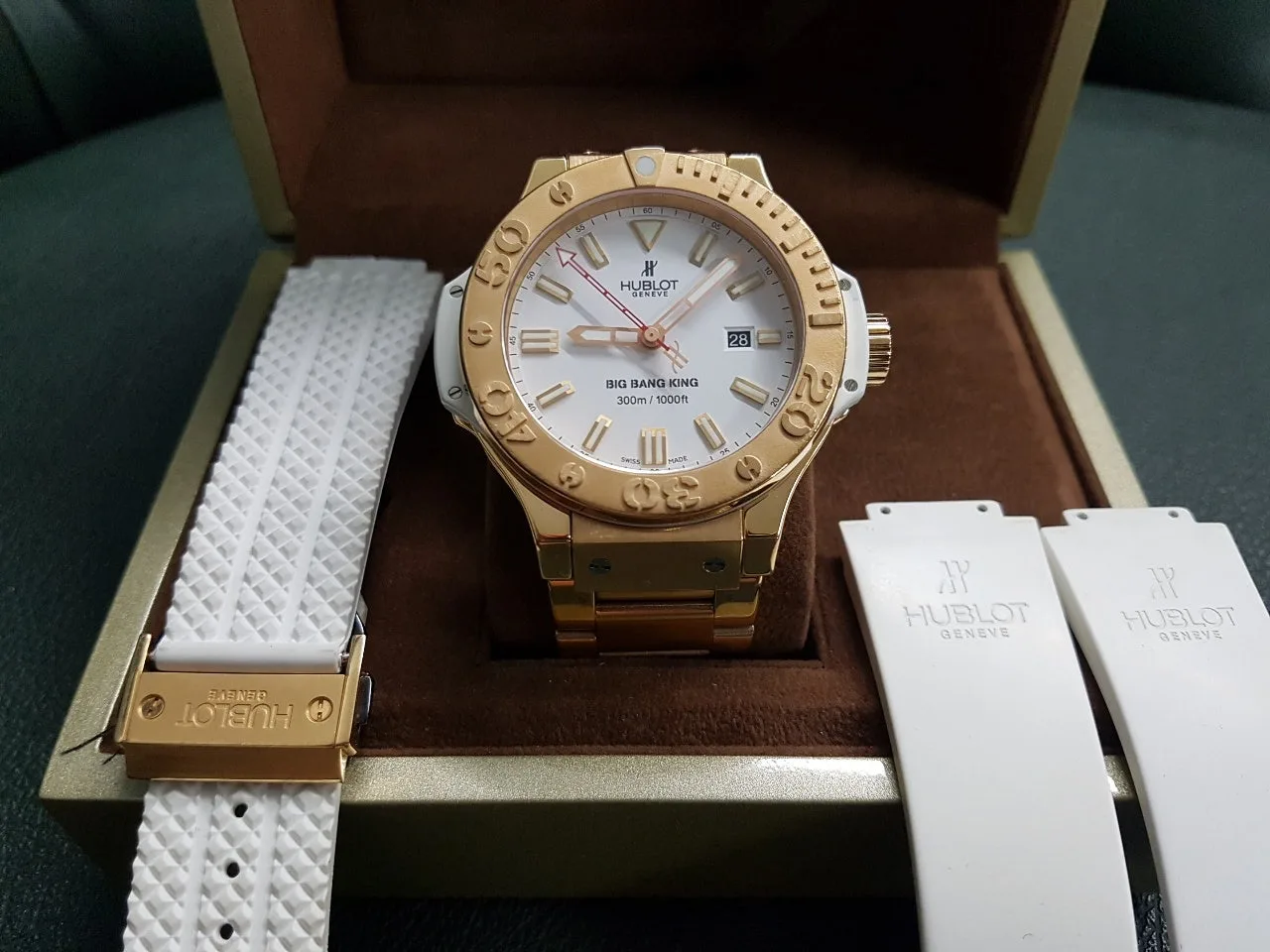 위블로 빅뱅킹 화이트 로즈골드 RF:322.PE.230.RW 48mm 사진 2