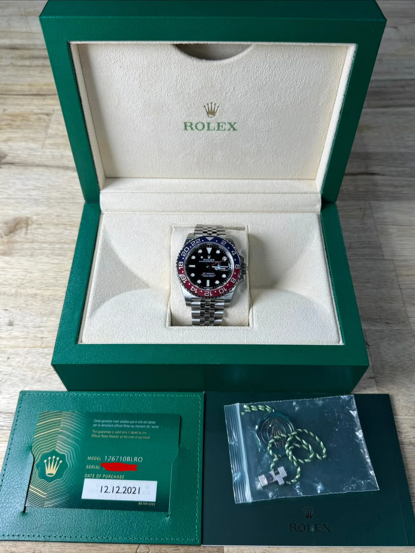 롤렉스 GMT 마스터2 펩시걸 126710BLRO 2021 사진 7
