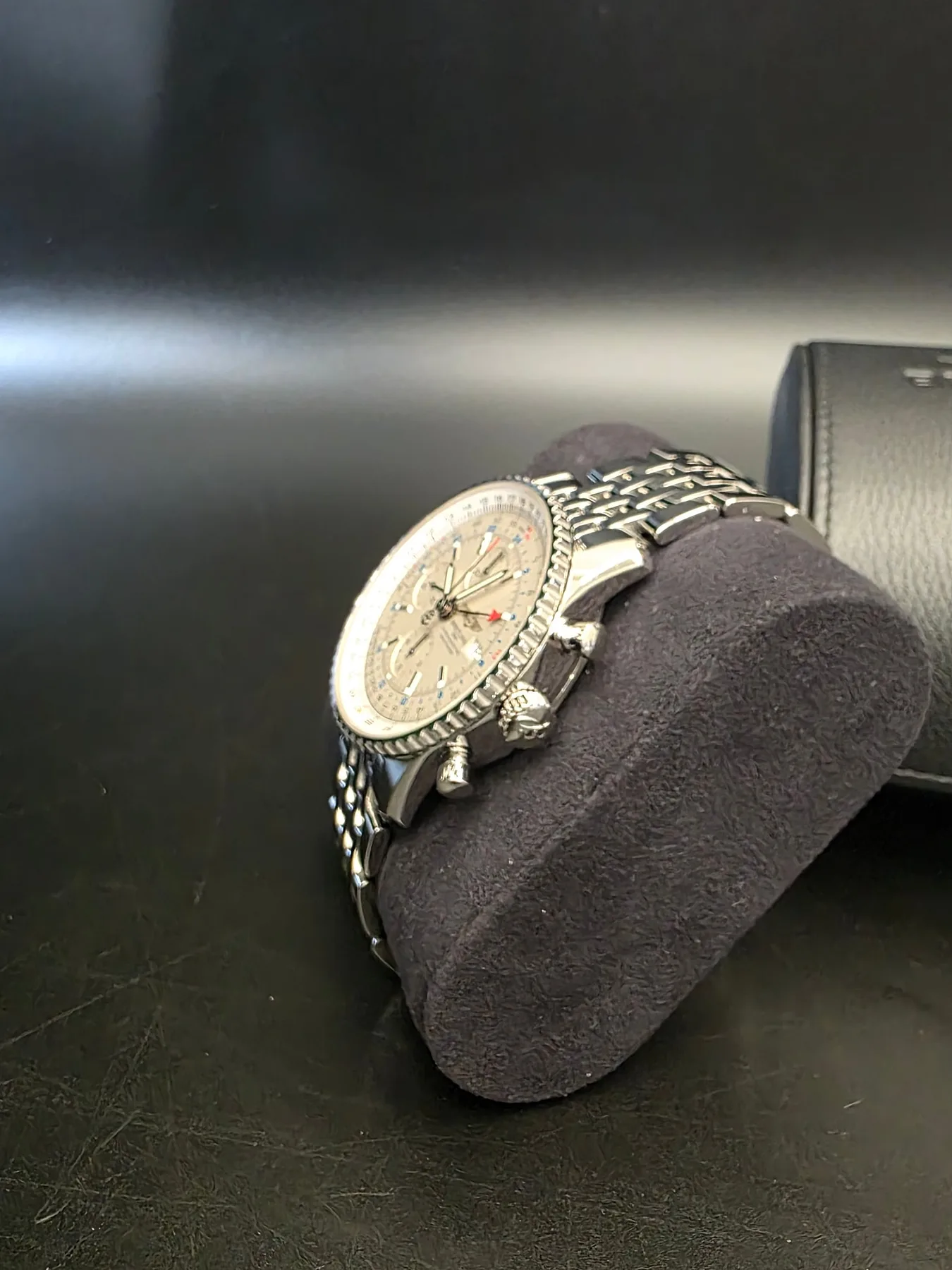 브라이틀링 내비타이머 월드 GMT 46mm 스틸 2016 사진 4