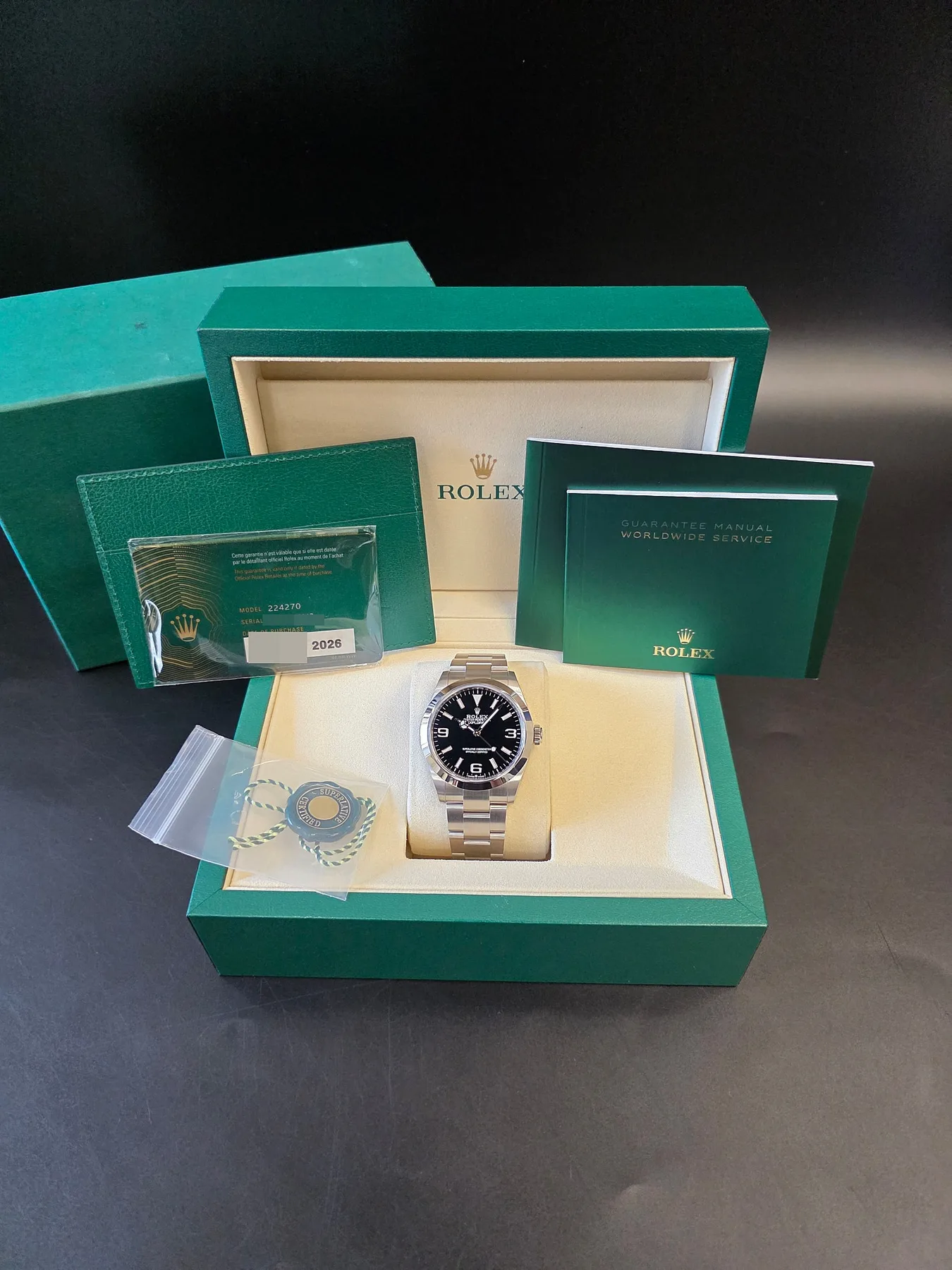 롤렉스 익스플로러1 40mm 224270 2026 사진 1