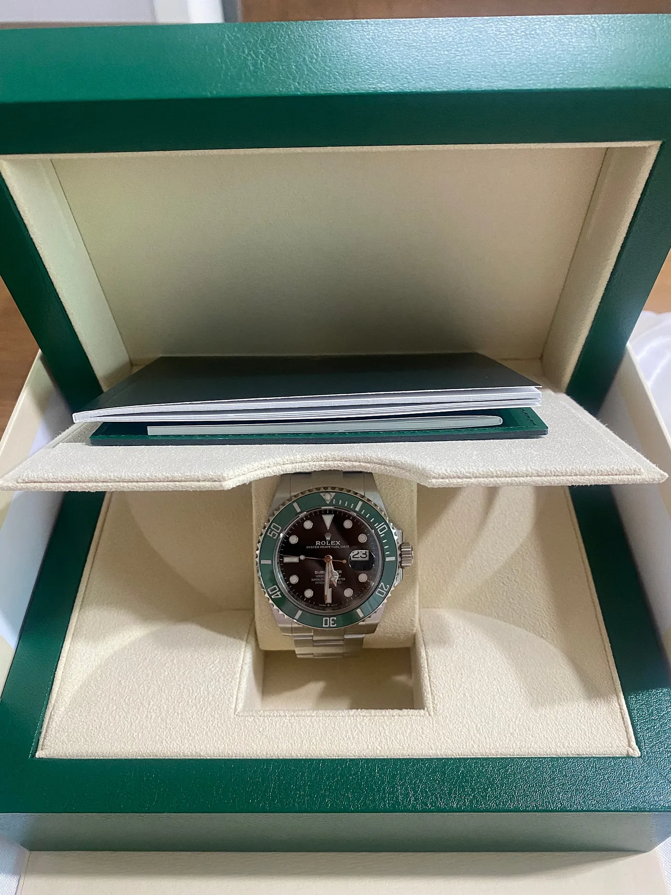 롤렉스 서브마리너 스타벅스 (데이트 오이스터 41mm) 미착용 2021 사진 4