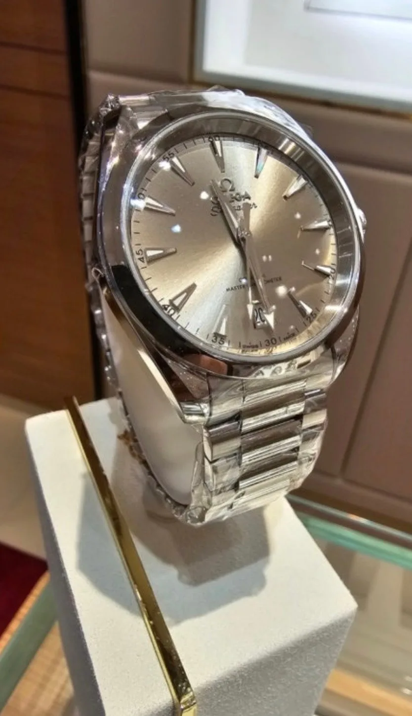 오메가 아쿠아테라 쉐이드 38mm 샌드스톤 2025 사진 2