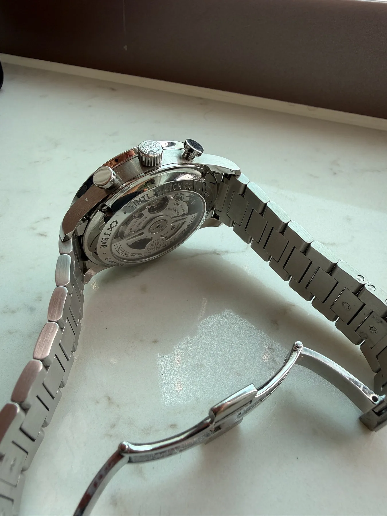IWC 포르투기저 크로노그래프 IW371617 메탈 브레이슬릿 2024 사진 6
