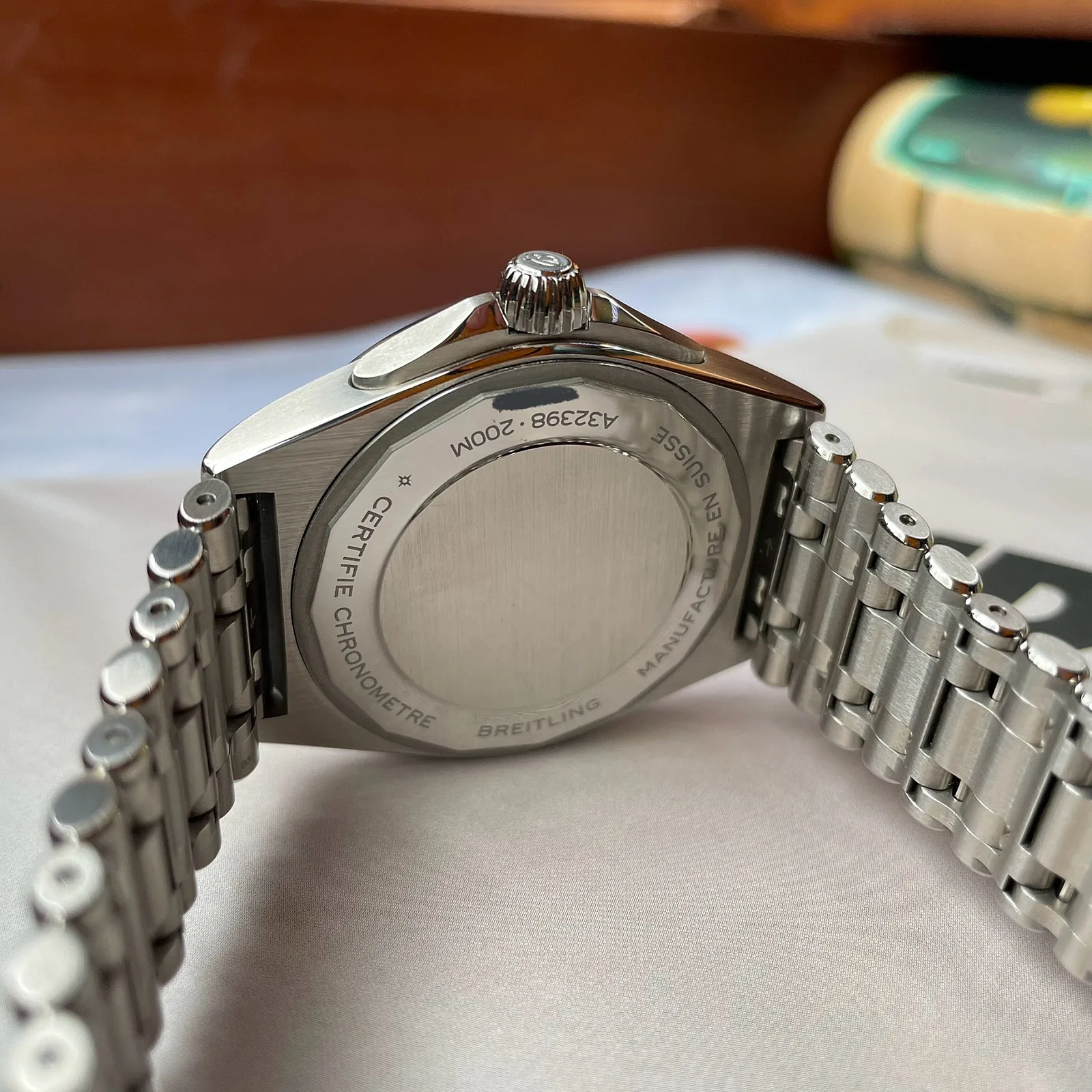 브라이틀링 크로노맷 40mm 청판 스틸 오토매틱 2025 사진 3