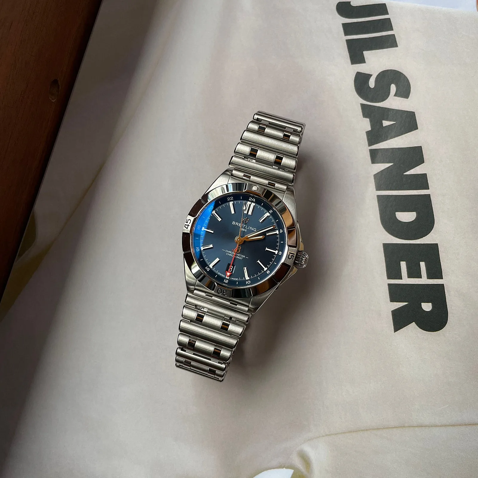 브라이틀링 크로노맷 40mm 청판 스틸 오토매틱 2025 사진 6