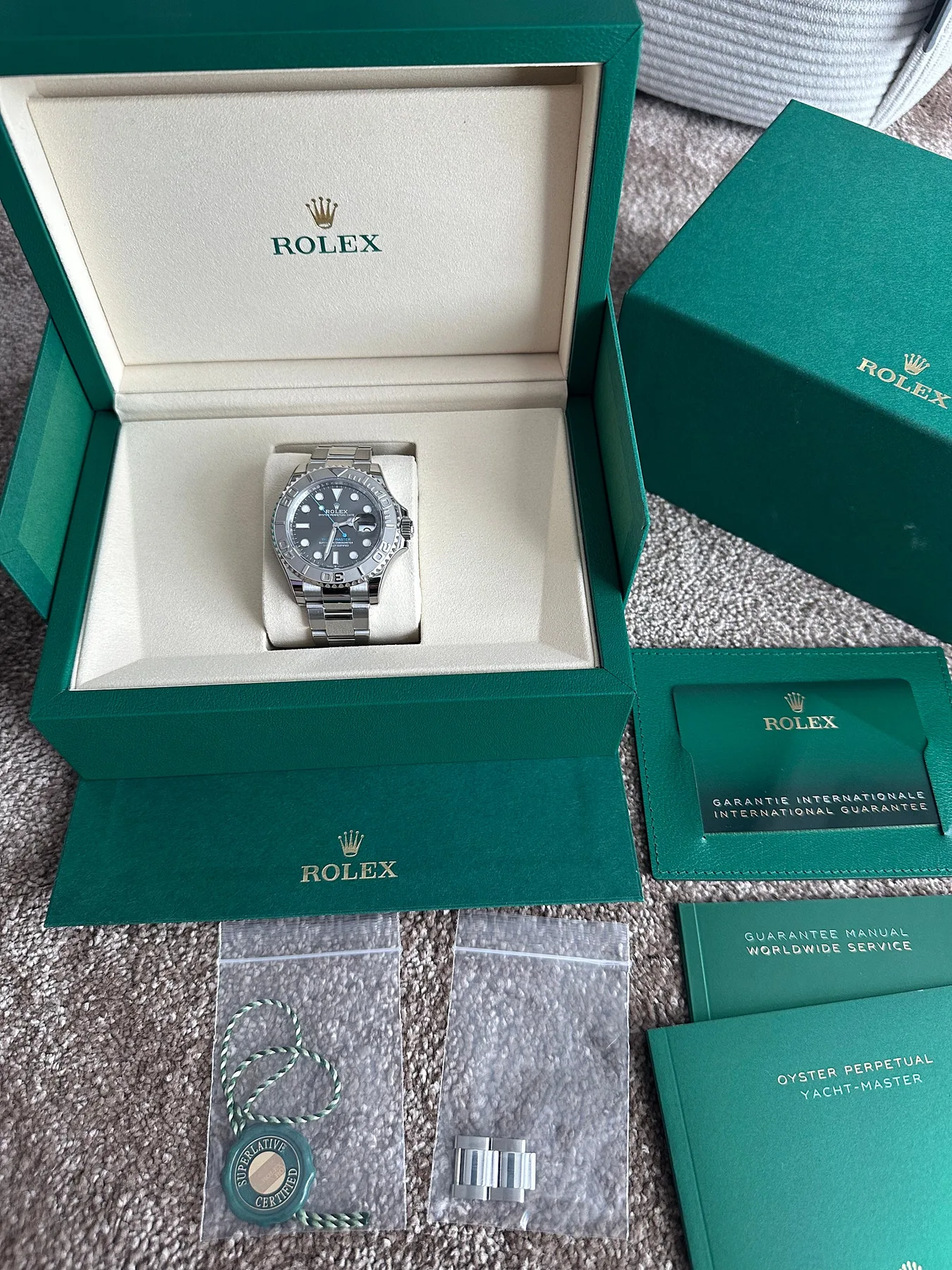 롤렉스 126622 요트마스터1 슬레이트 다크로듐 40mm 2025 사진 1