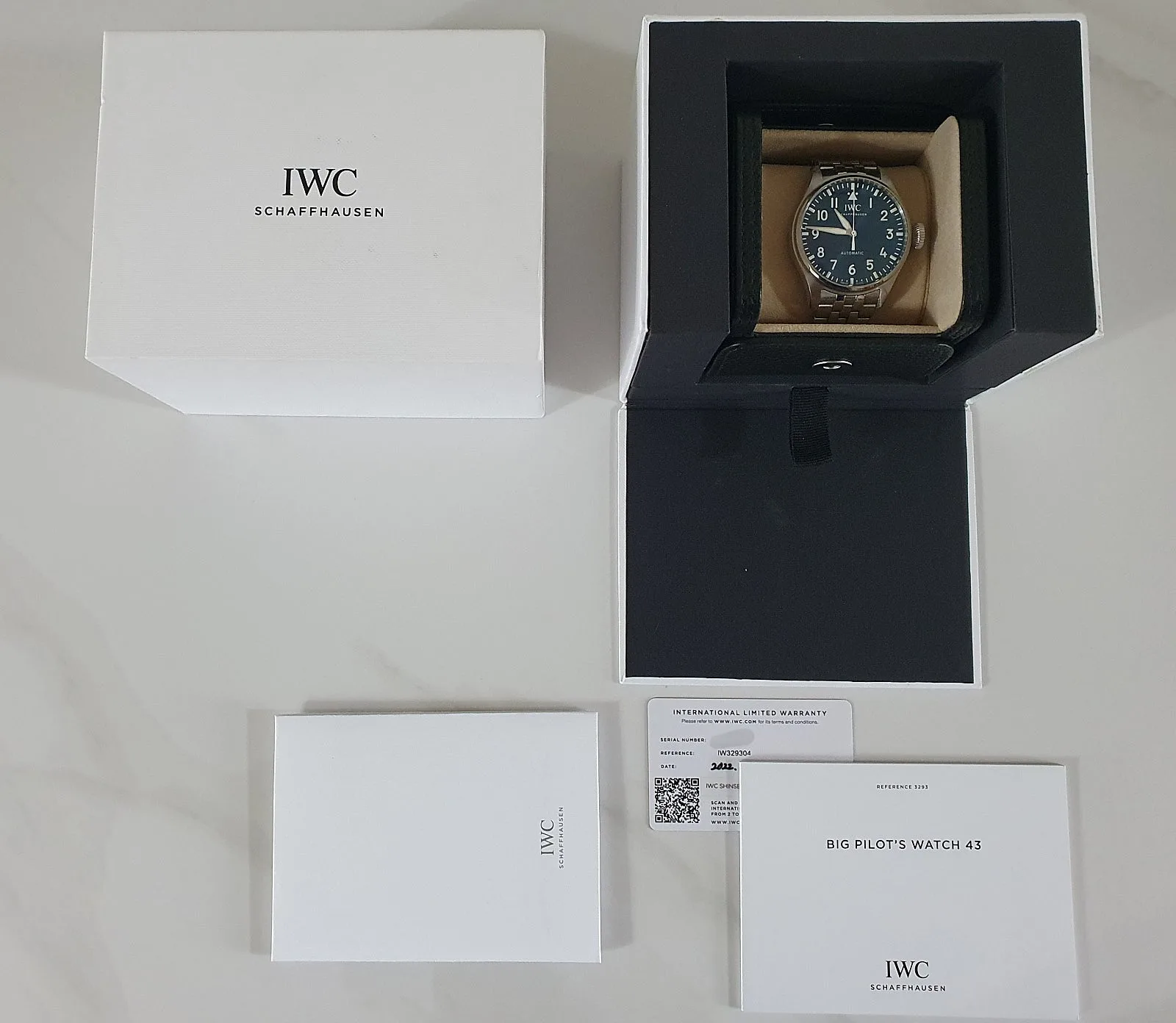 IWC 빅파일럿 43 청판 브레이슬릿 2022 사진 1