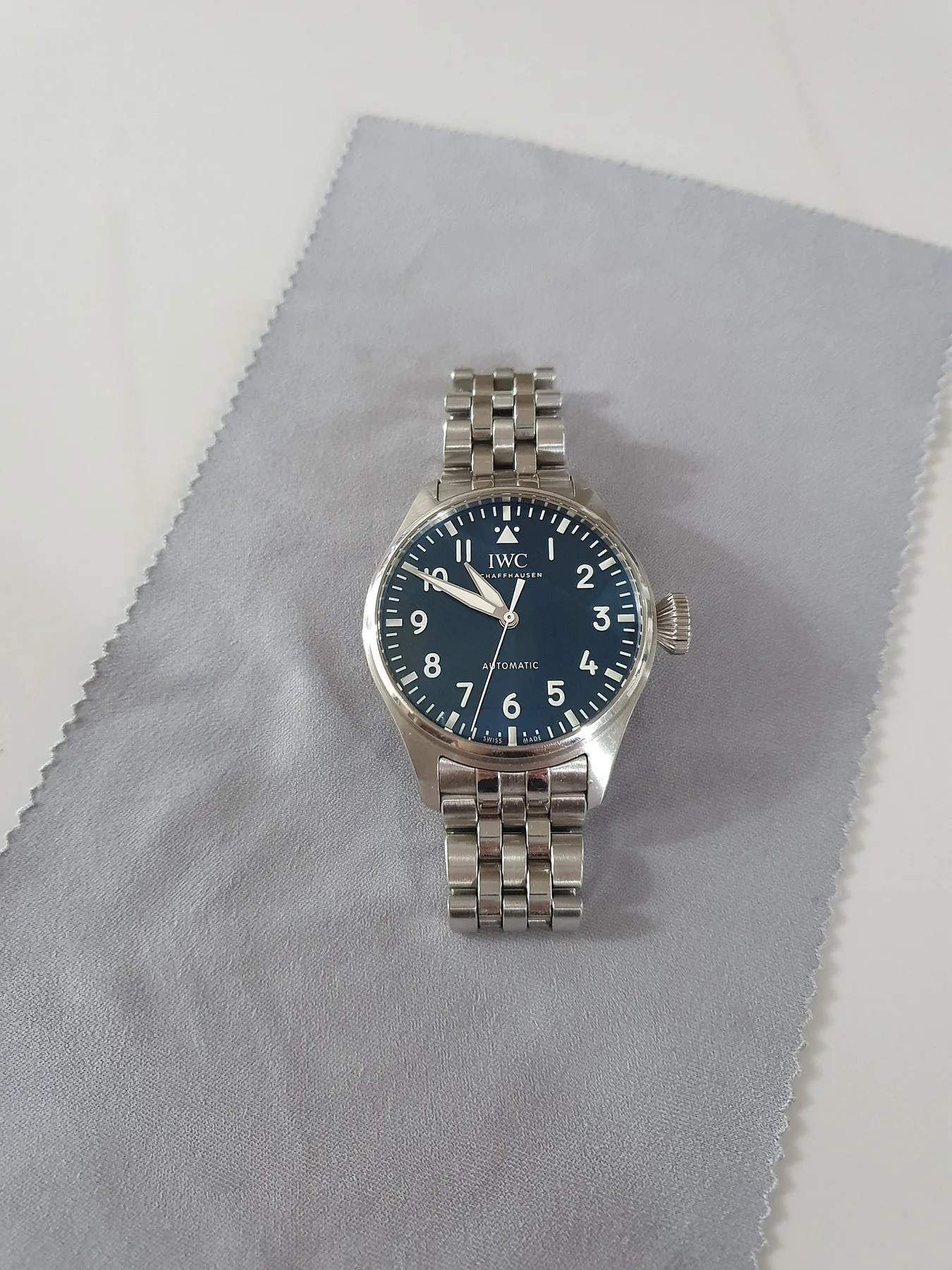 IWC 빅파일럿 43 청판 브레이슬릿 2022 사진 2