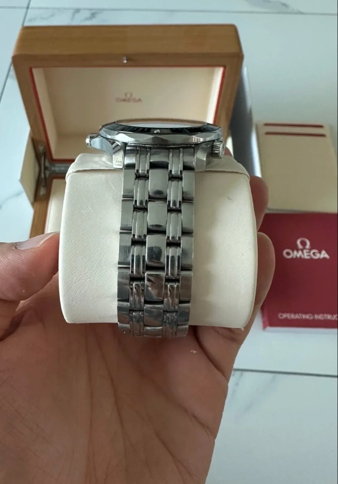 오메가 씨마스터 300 데이트 41mm 블랙 사진 4