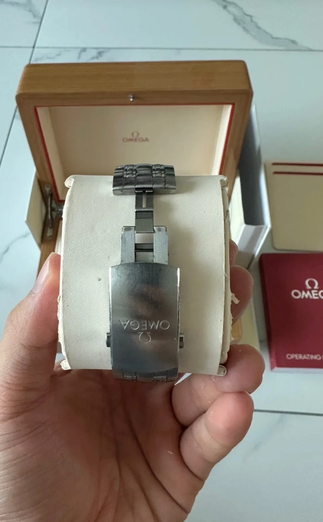 오메가 씨마스터 300 데이트 41mm 블랙 사진 5