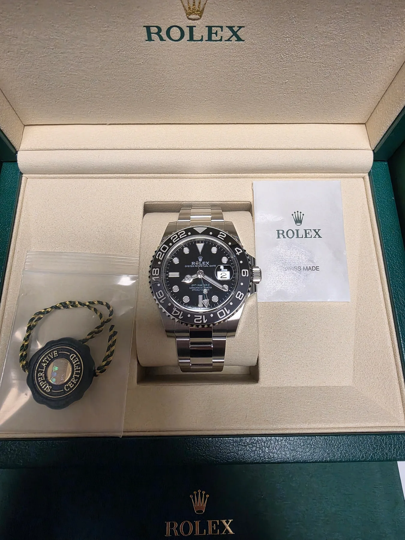 롤렉스 GMT-Master2 웨인맨 126710GRNR 2026 사진 1