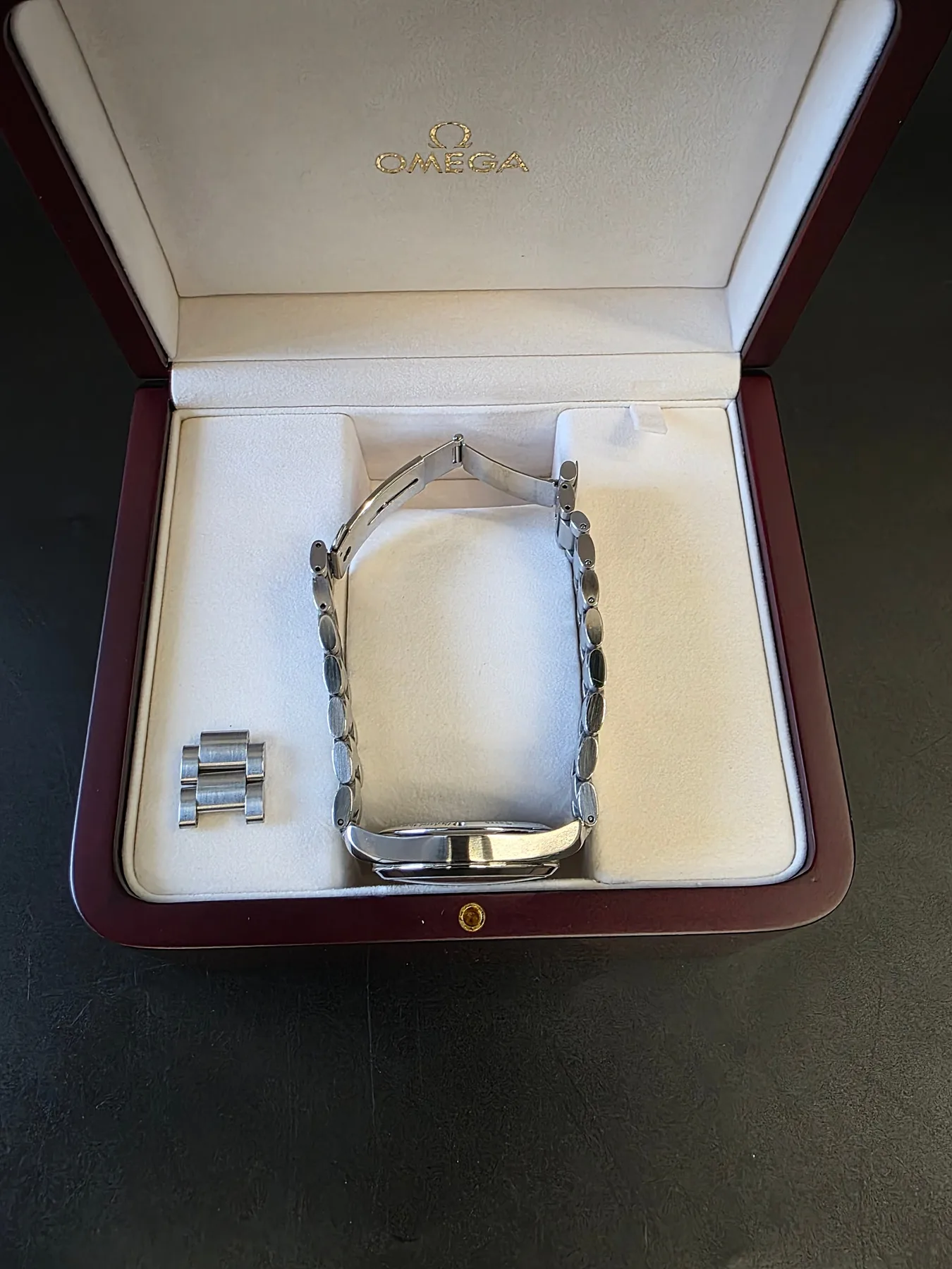 오메가 씨마스터 아쿠아테라 36mm 검판 스틸 오토매틱 사진 7