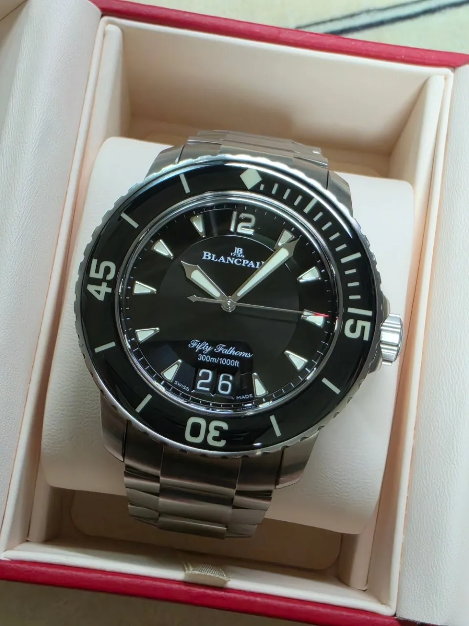 블랑팡 피프티패덤즈 그랑데이트 티타늄 45mm 2022 사진 1