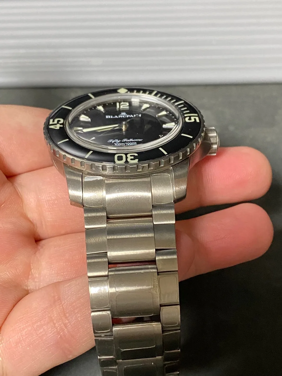 블랑팡 피프티패덤즈 그랑데이트 티타늄 45mm 2022 사진 5